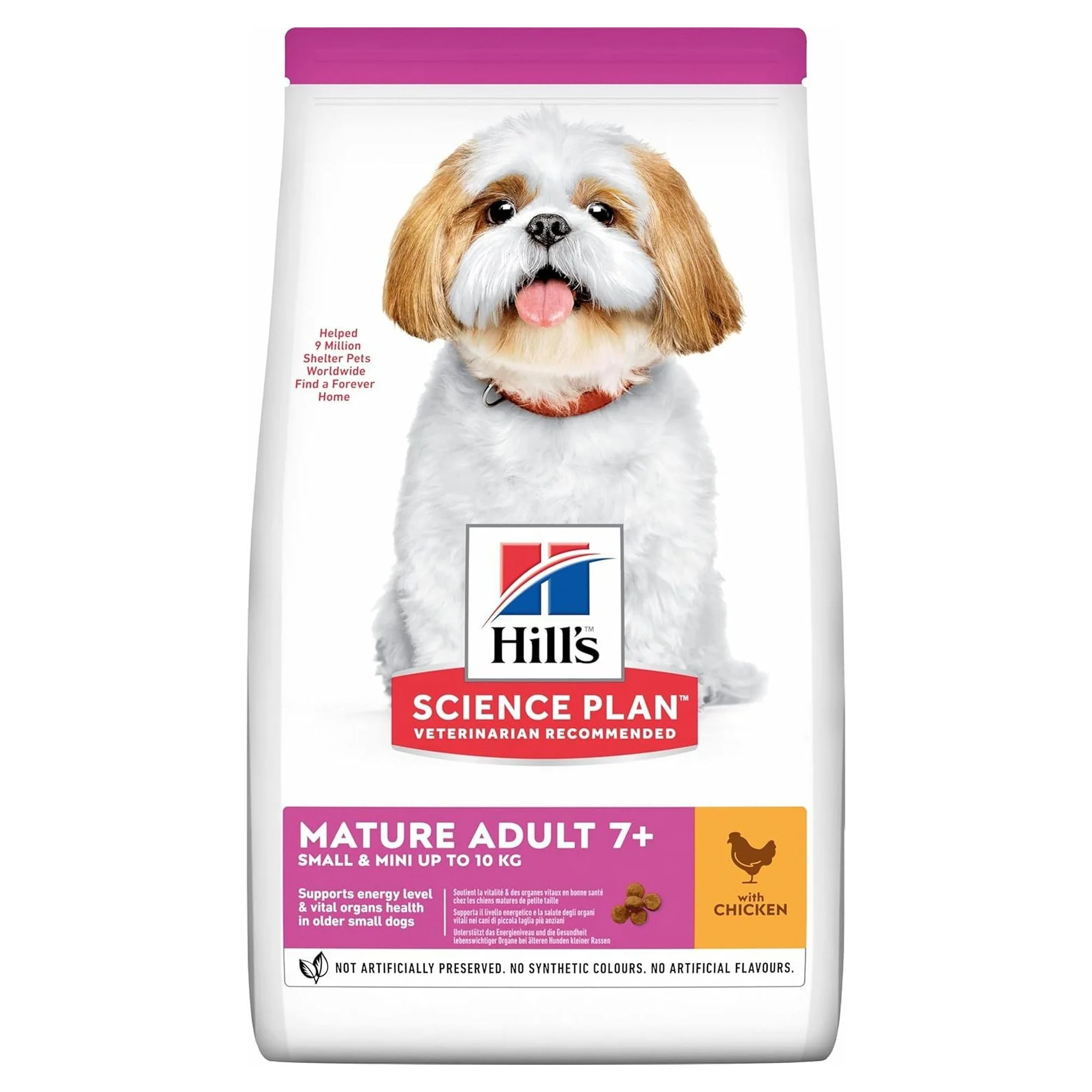 Hill's Science Plan Hill's Mature Adult 7+Yaş Tavuklu Küçük ve Mini Irk Yaşlı Köpek Maması 1.5 KG