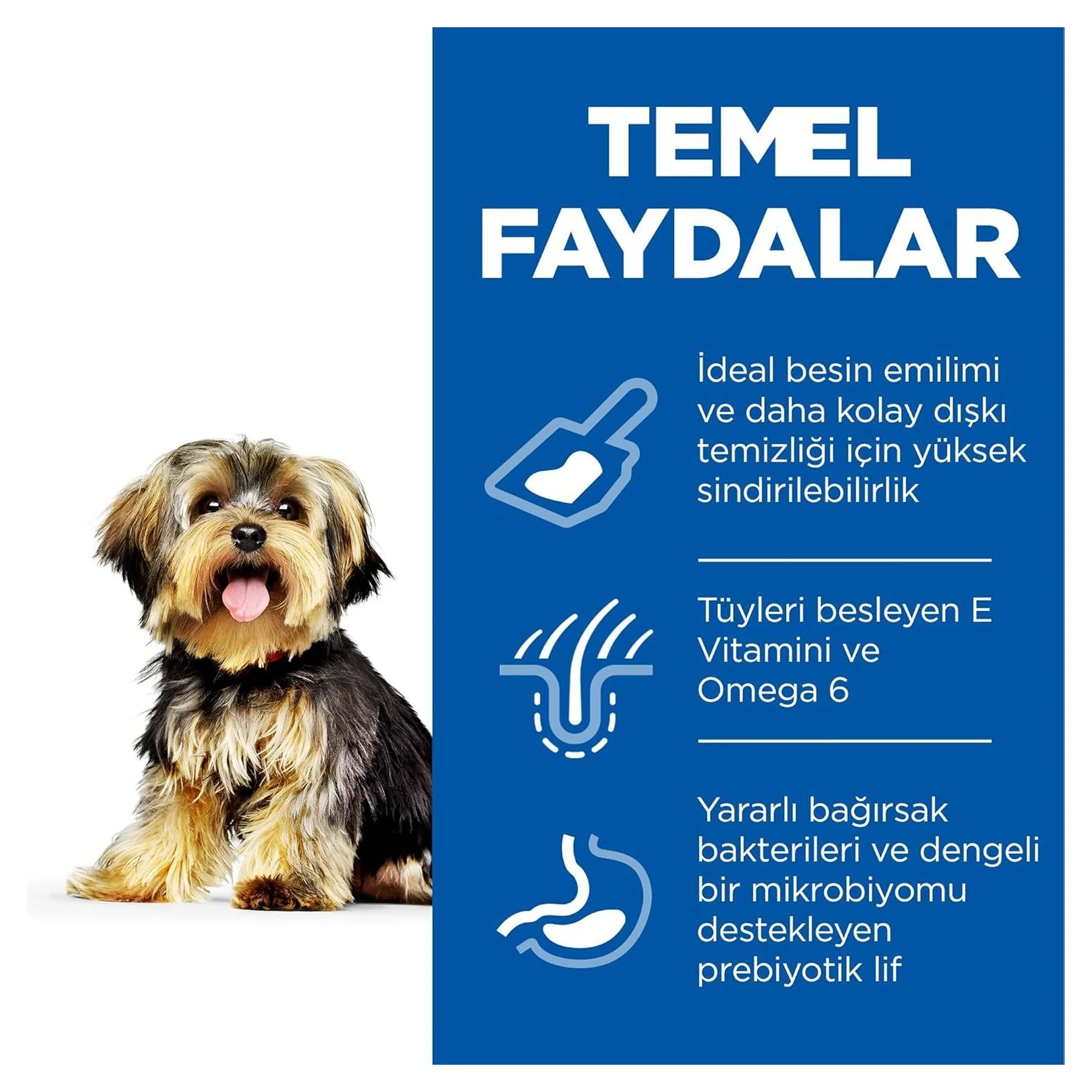 Hill's Science Plan Hill's Adult 1+ Yaş Tavuklu Hassas Mide ve Cilt İçin Küçük ve Mini Irk Yetişkin Köpek Maması 1.5 KG — Hassas Sindirim, 1.5 kg — Görsel 3