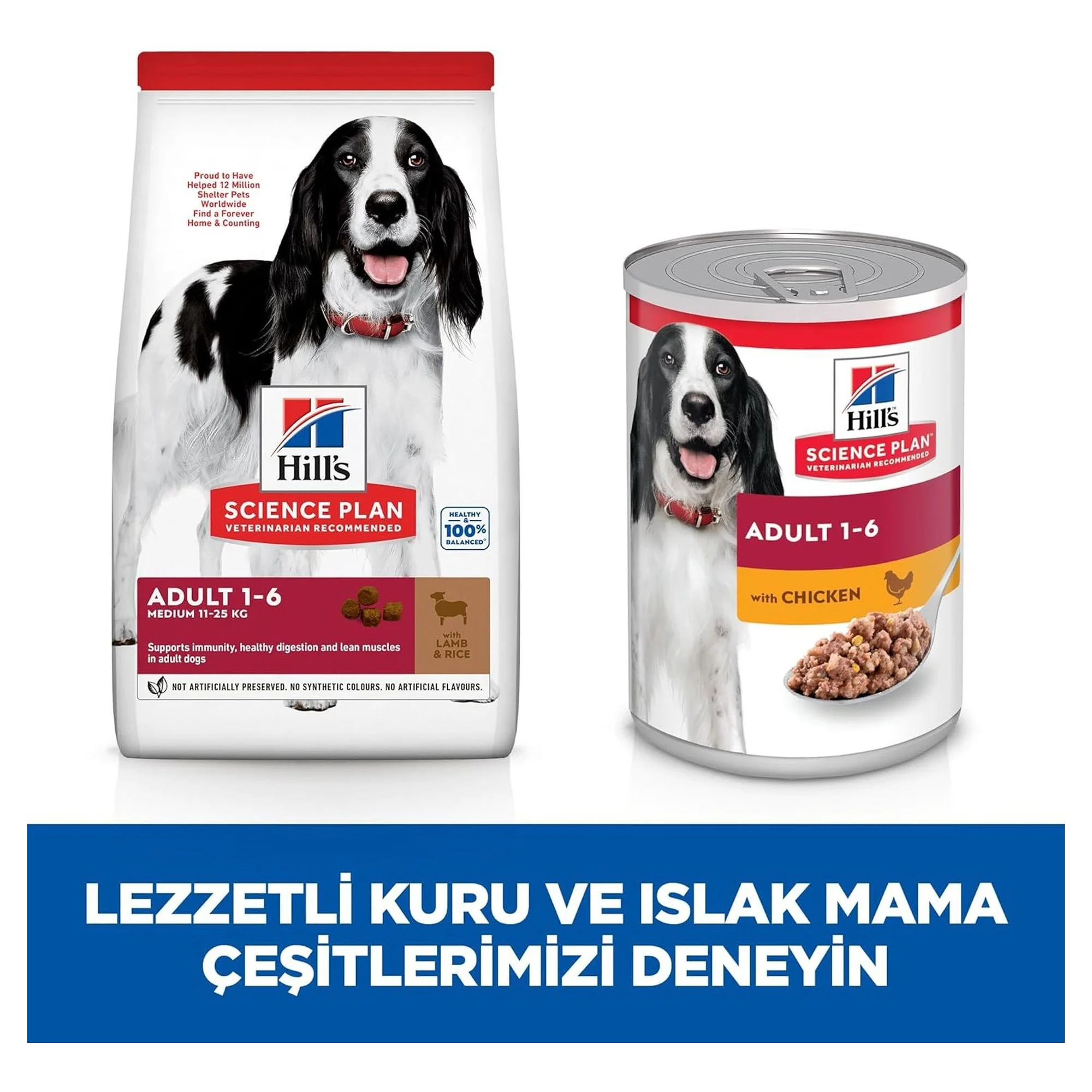 Hill's Science Plan Hill's Adult 1-6 Yaş Pirinç ve Kuzu Etli Yetişkin Köpek Maması 2.5 KG — Normal, 2.5 kg — Görsel 5