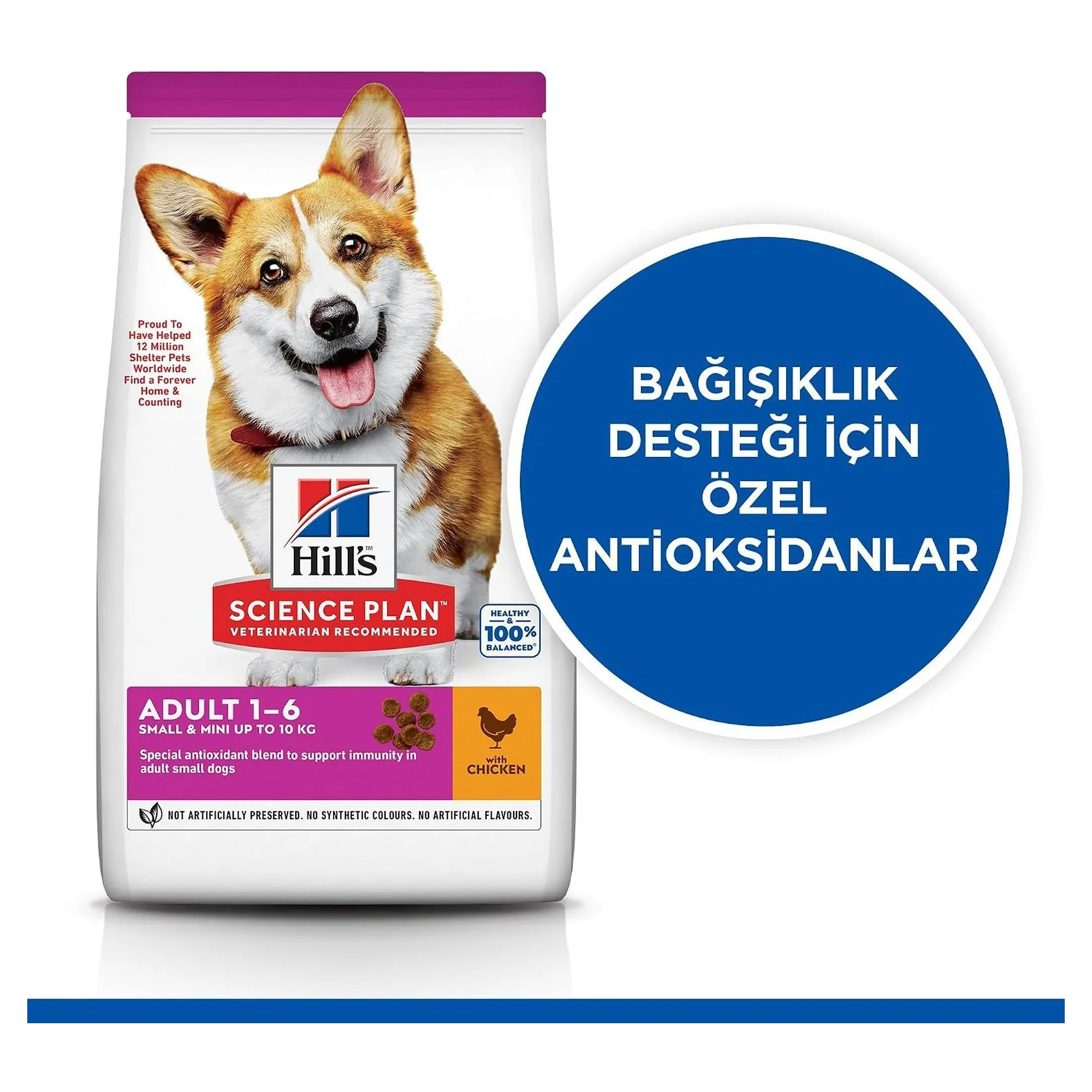 Hill's Science Plan Hill's Tavuklu Küçük ve Mini Irk Yetişkin Köpek Maması 3 KG — Normal, 3 kg — Görsel 2