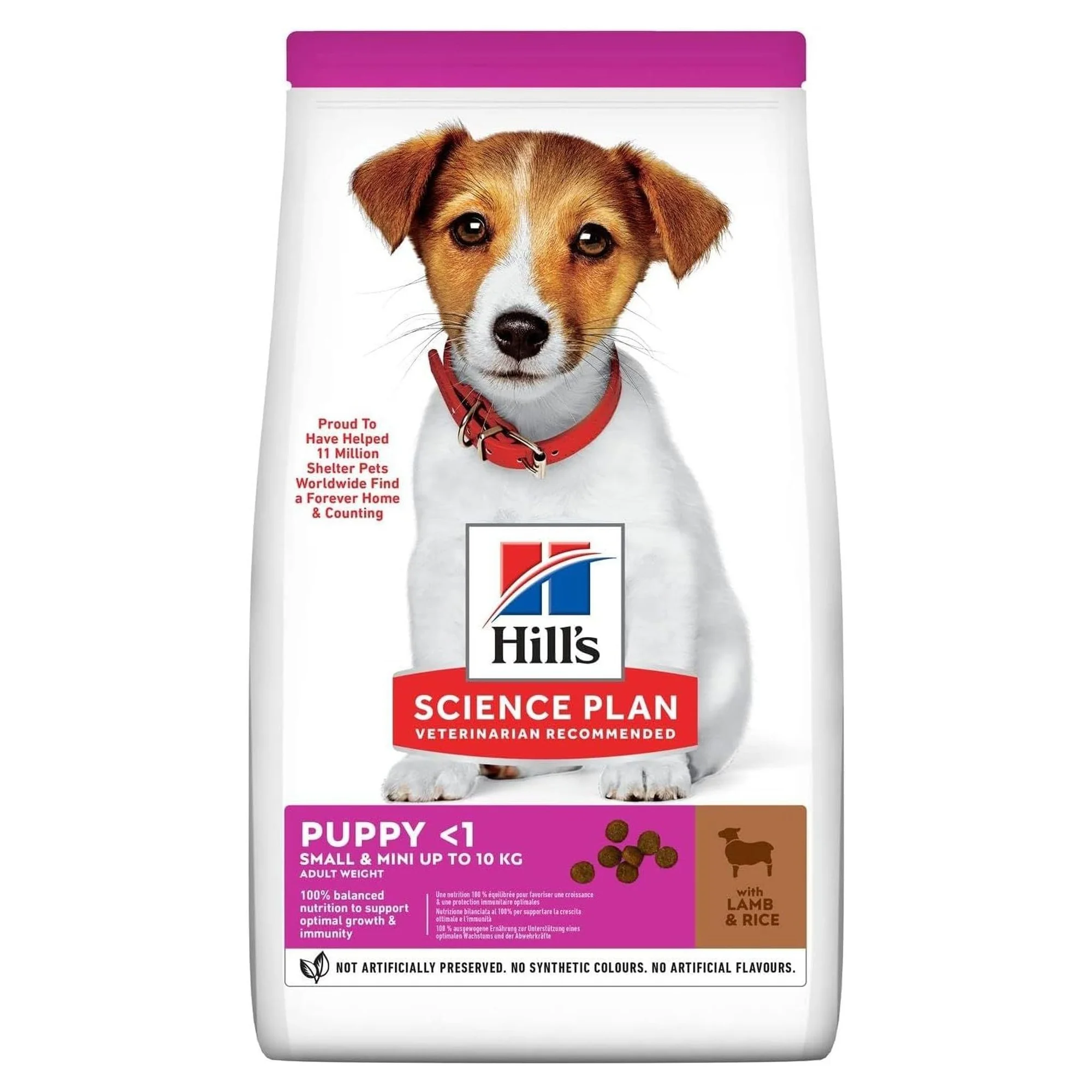 Hill's Science Plan Hill's Pirinç ve Kuzu Etli Küçük ve Mini Irk Yavru Köpek Maması 1.5 KG