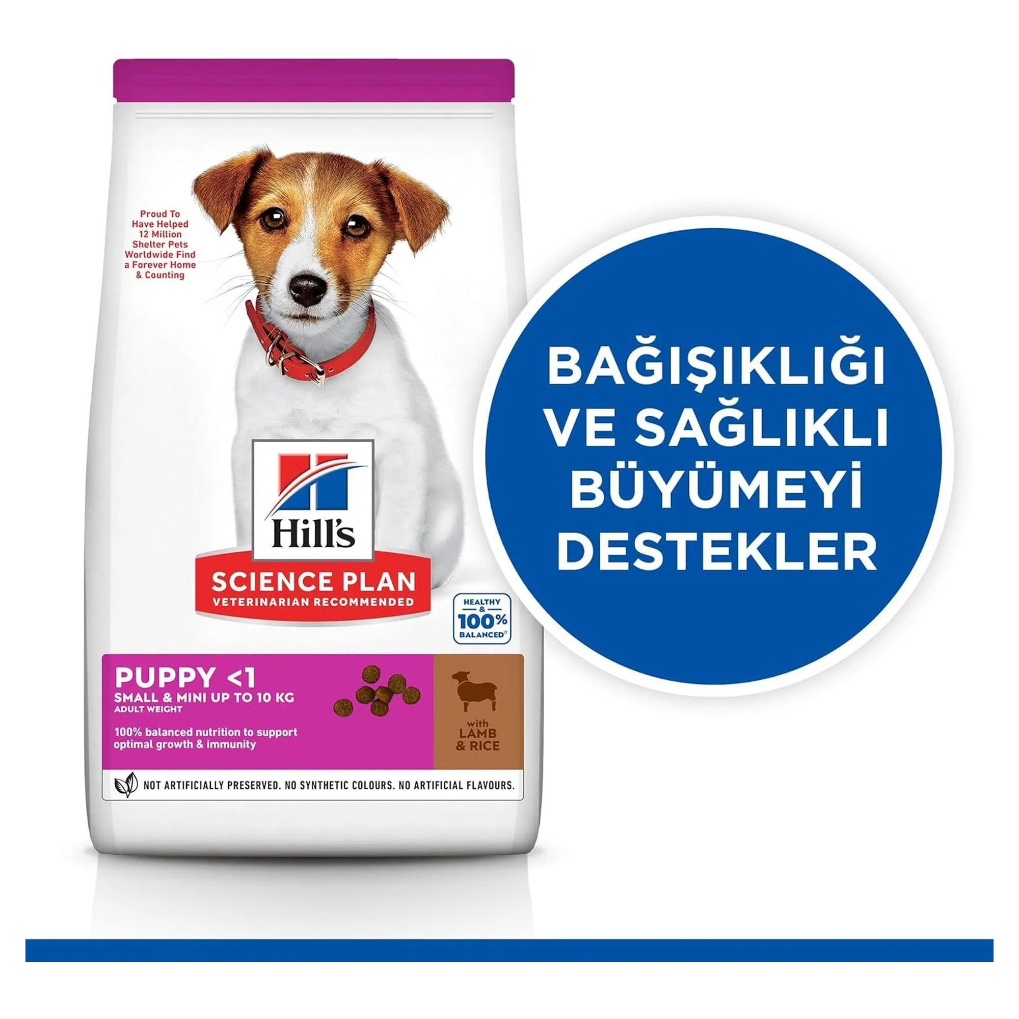 Hill's Science Plan Hill's Pirinç ve Kuzu Etli Küçük ve Mini Irk Yavru Köpek Maması 1.5 KG — Normal, 1.5 kg — Görsel 3