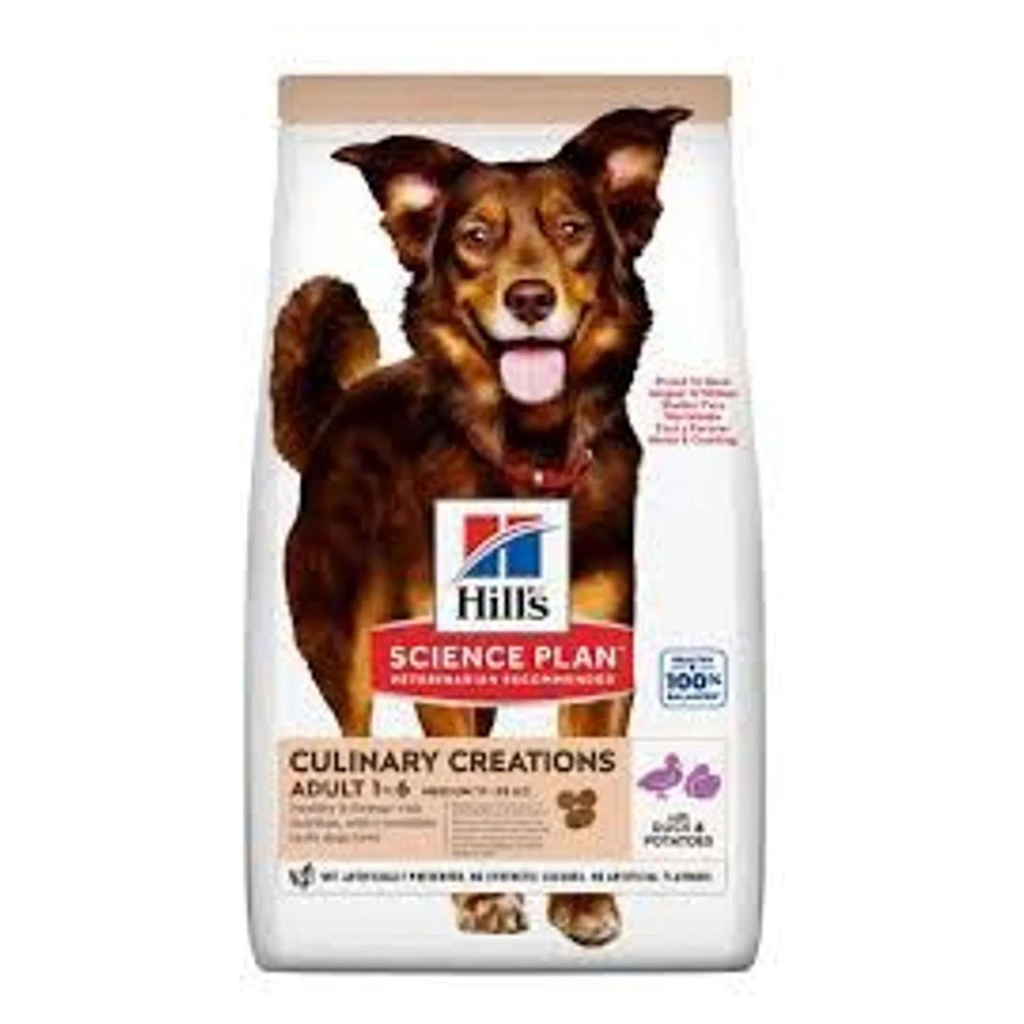 Hill's Science Plan Hill's  Culinary Creations Adult 1-6 Yaş Patates ve Ördekli Yetişkin Köpek Maması 14 KG
