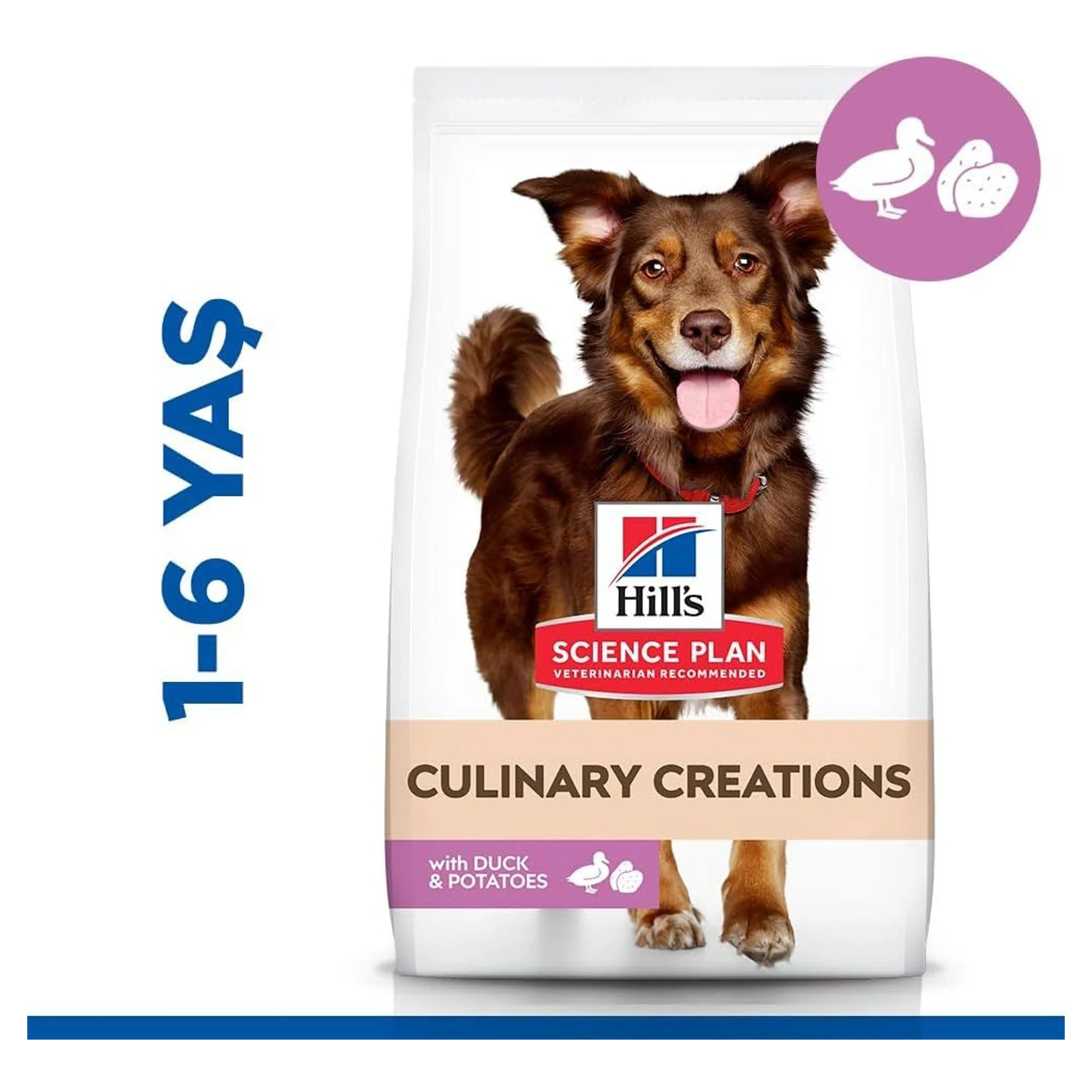 Hill's Science Plan Hill's Culinary Creations Adult 1-6 Yaş Patates ve Ördekli Yetişkin Köpek Maması 14 KG — Normal, 14 kg — Görsel 2