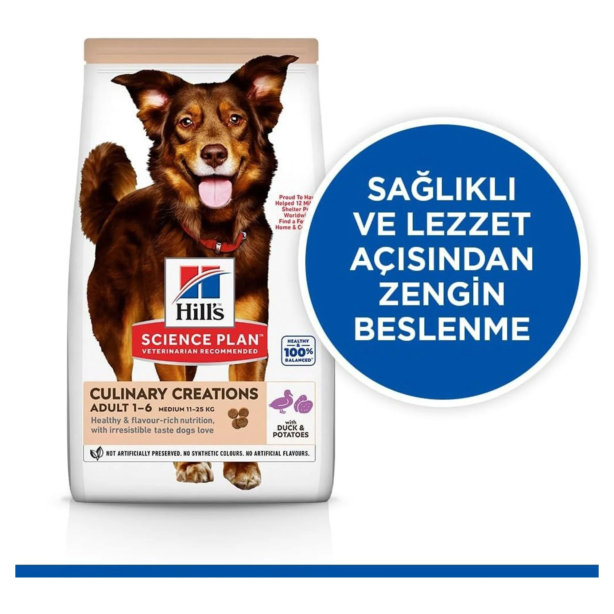 Hill's Science Plan Hill's Culinary Creations Adult 1-6 Yaş Patates ve Ördekli Yetişkin Köpek Maması 14 KG — Normal, 14 kg — Görsel 4