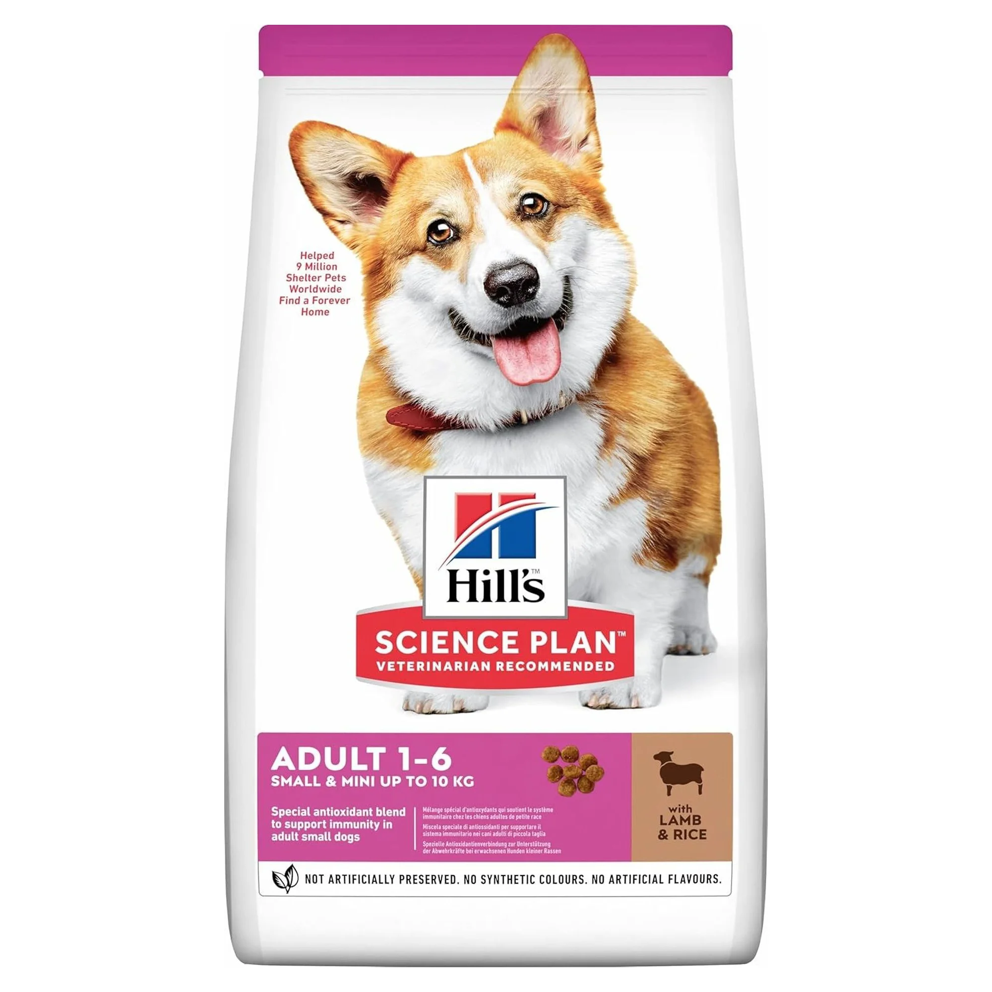 Hill's Science Plan Hill's Adult 1-6 Yaş Pirinç ve Kuzu Etli Küçük ve Mini Irk Yetişkin Köpek Maması 1.5 KG