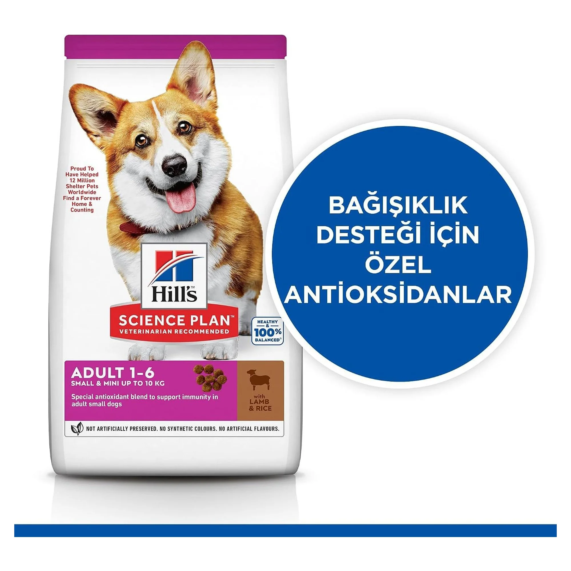 Hill's Science Plan Hill's Adult 1-6 Yaş Pirinç ve Kuzu Etli Küçük ve Mini Irk Yetişkin Köpek Maması 1.5 KG — Normal, 1.5 kg — Görsel 2
