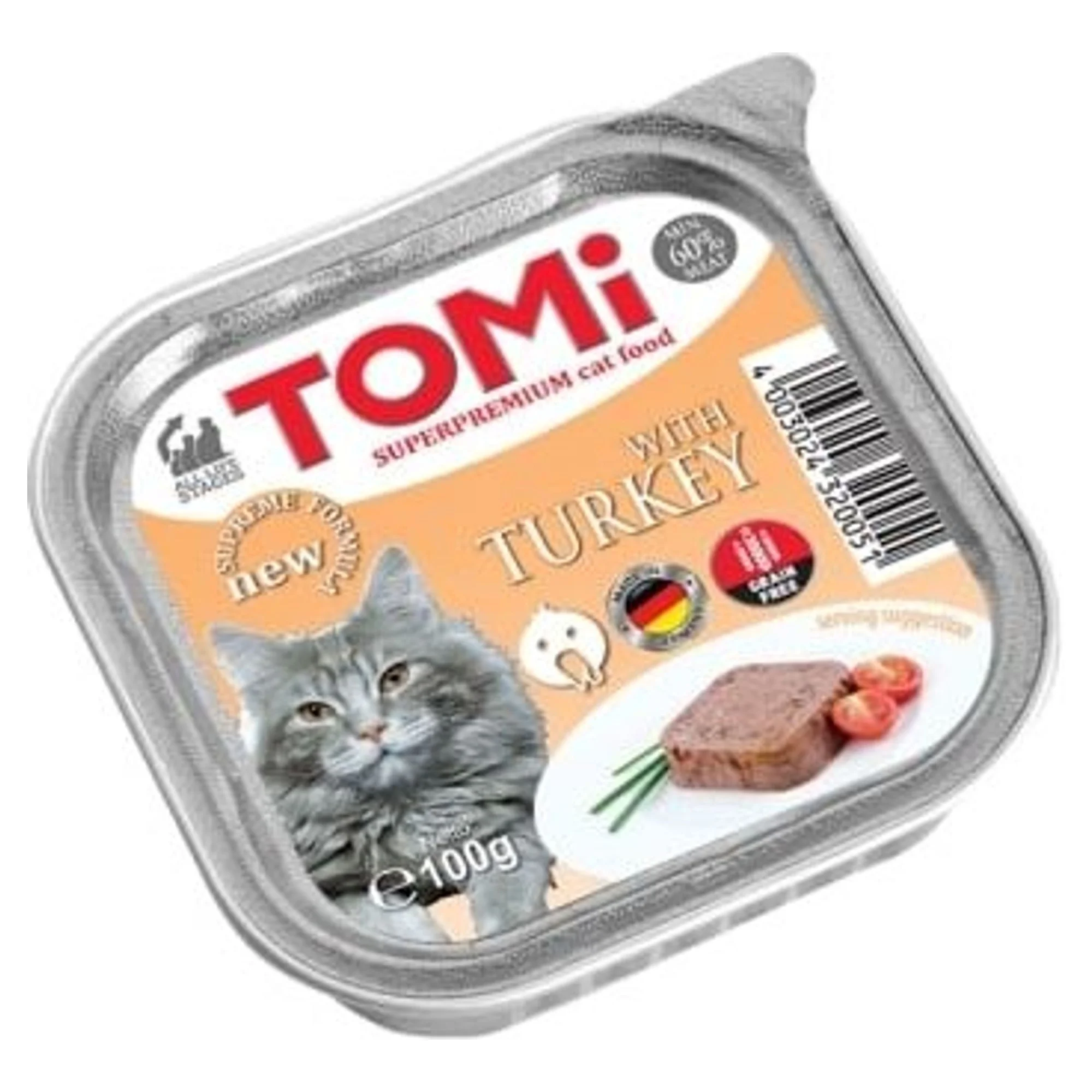 Tomi Hindili Pate Yetişkin Kedi Konservesi 100 G