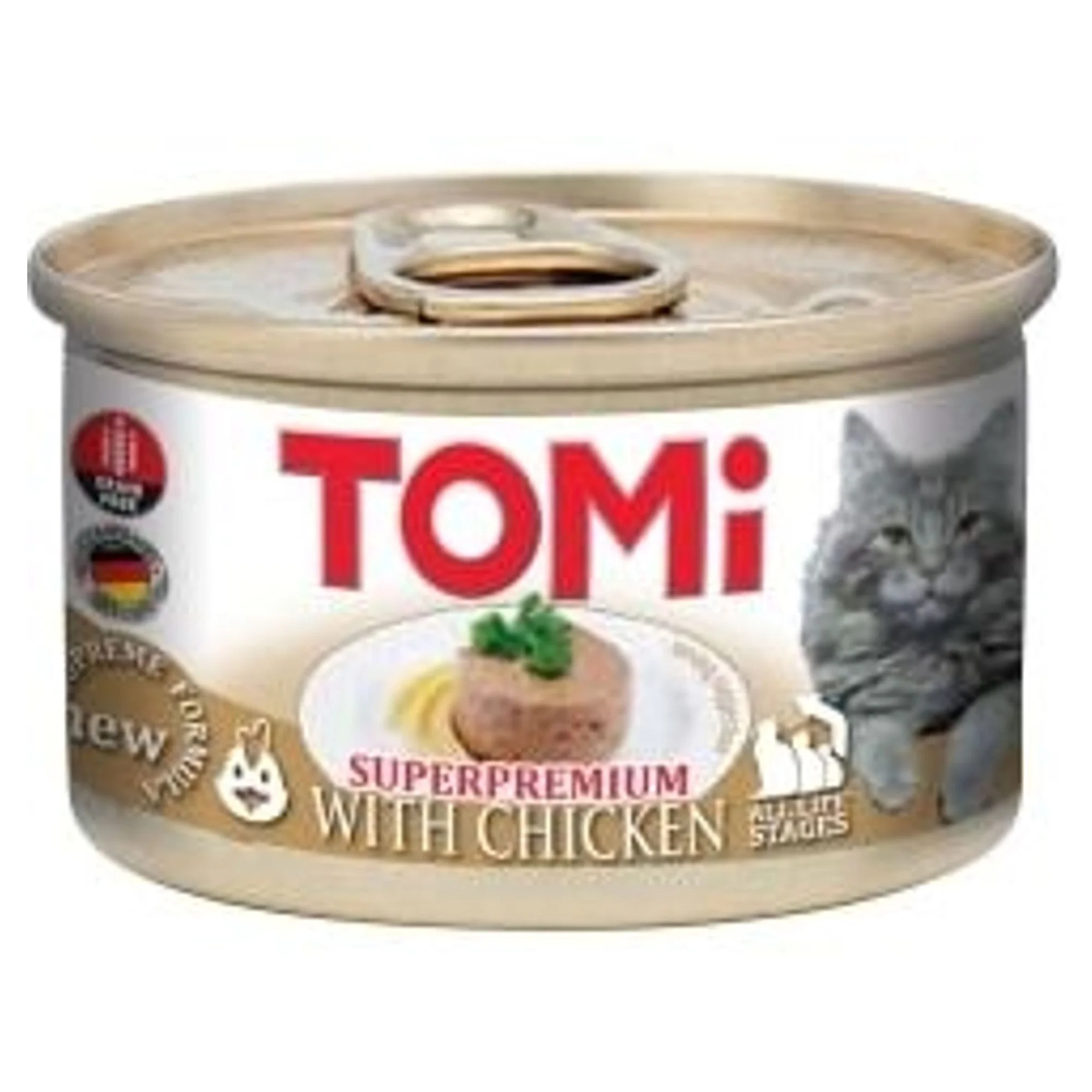 Tomi Tavuklu Kedi Konservesi 85 G