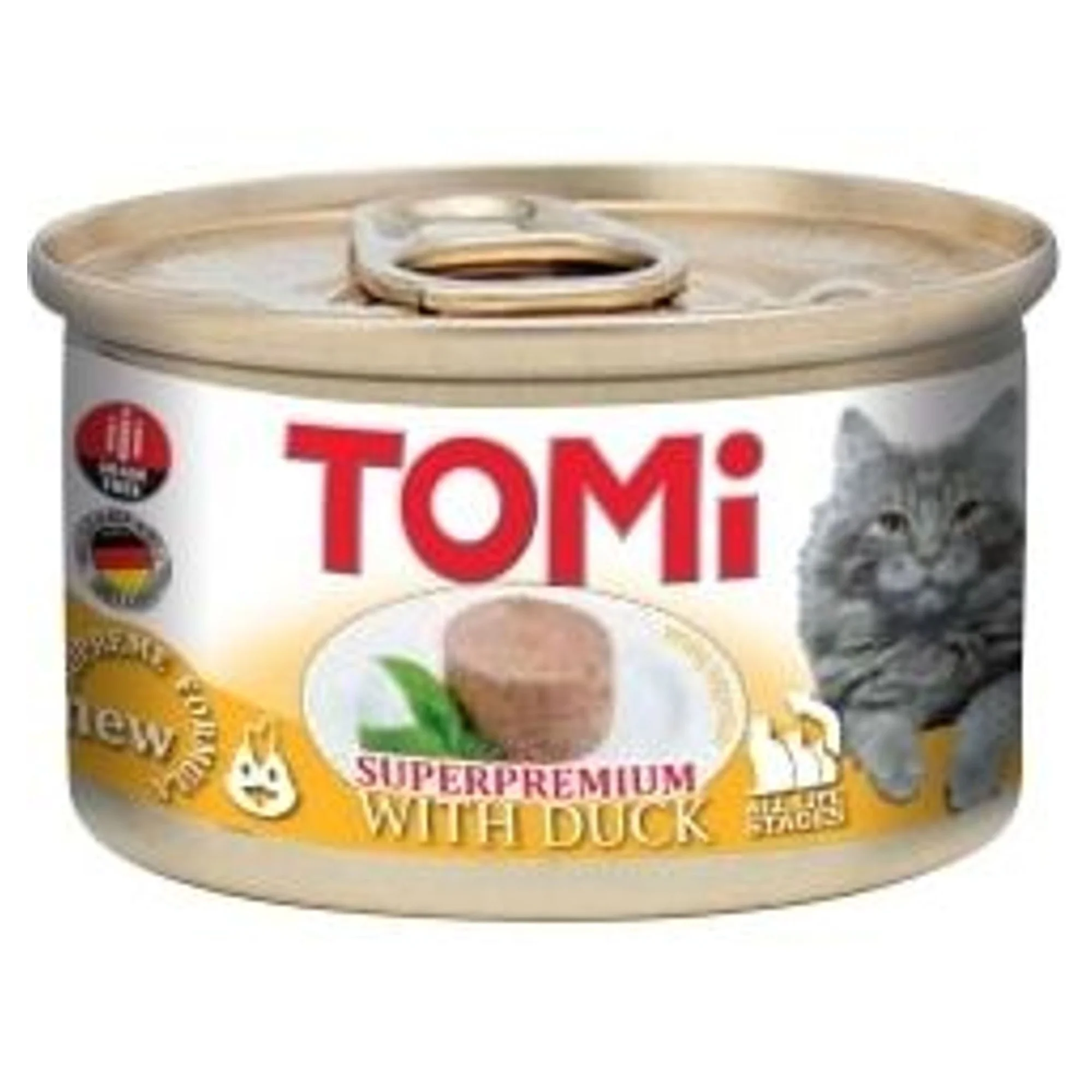 Tomi Ördek Etli Kedi Konservesi 85 G
