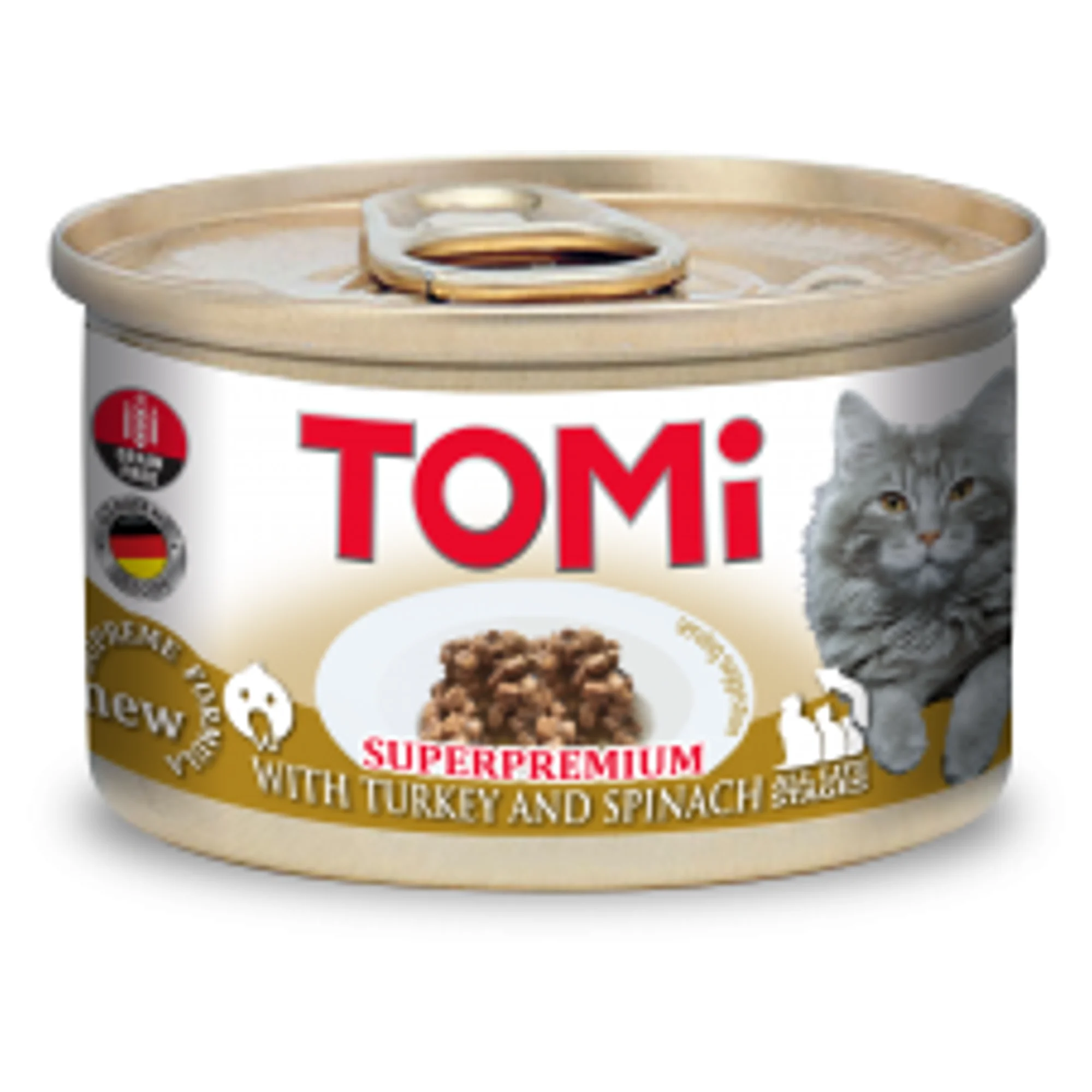 Tomi Hindili Kedi Konservesi 85 G