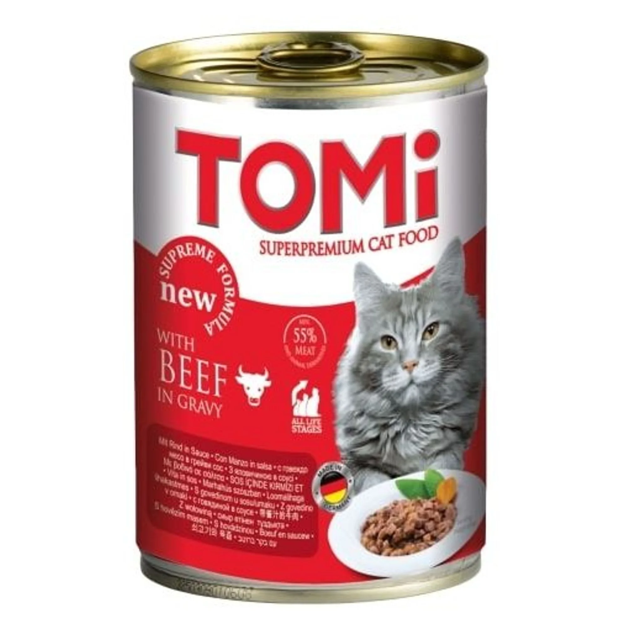 Tomi Dana Etli Yetişkin Kedi Konservesi 400 G