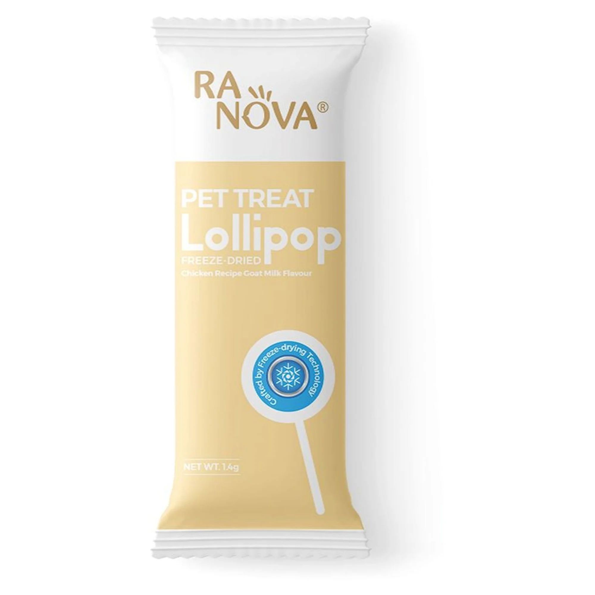 Ranova Ranova Keçi Sütlü Dondurularak Kurutulmuş Kedi Ödülü Lolipop 1.4 G