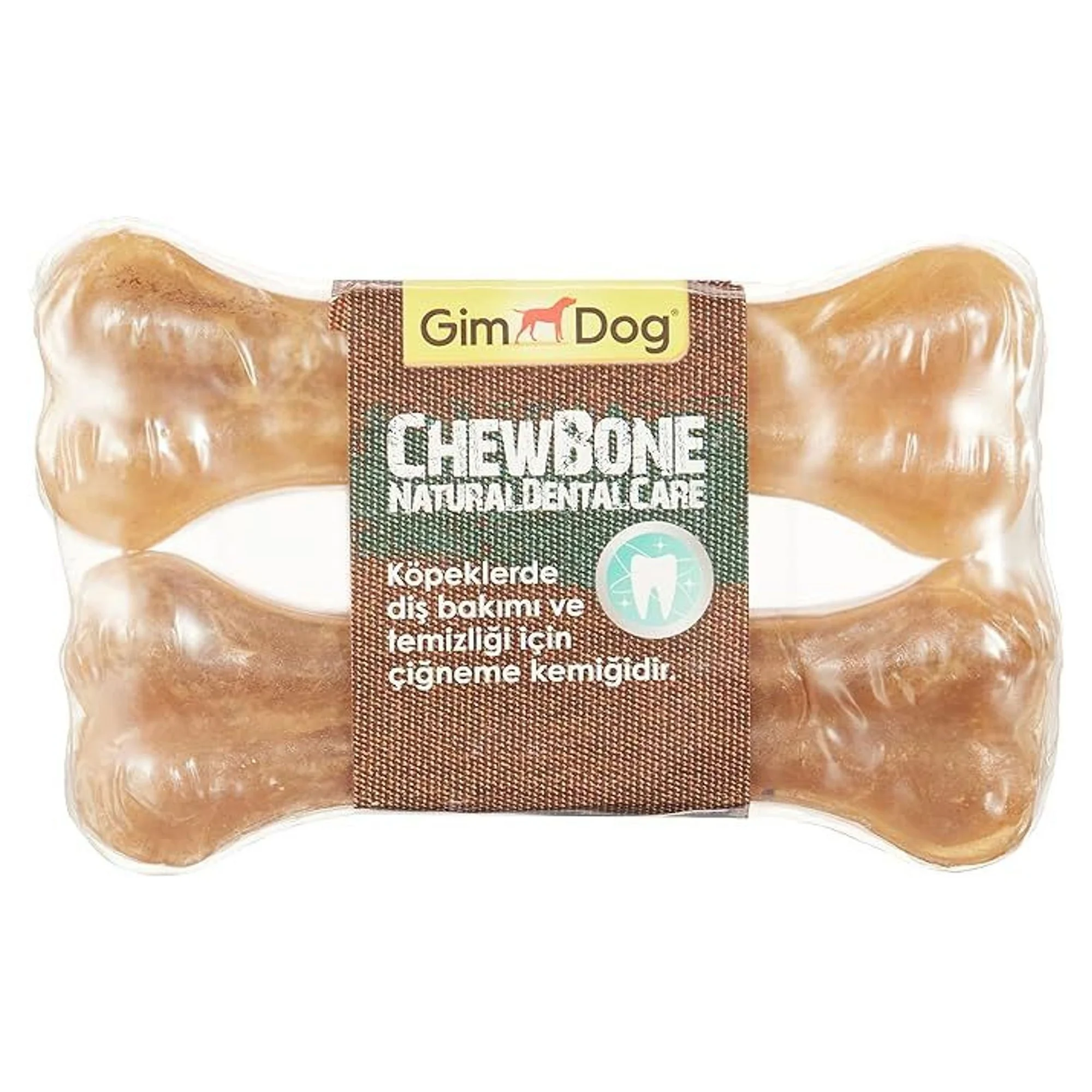 GimDog ChewBone Natural Dental Care Press Kemik 2x14 CM