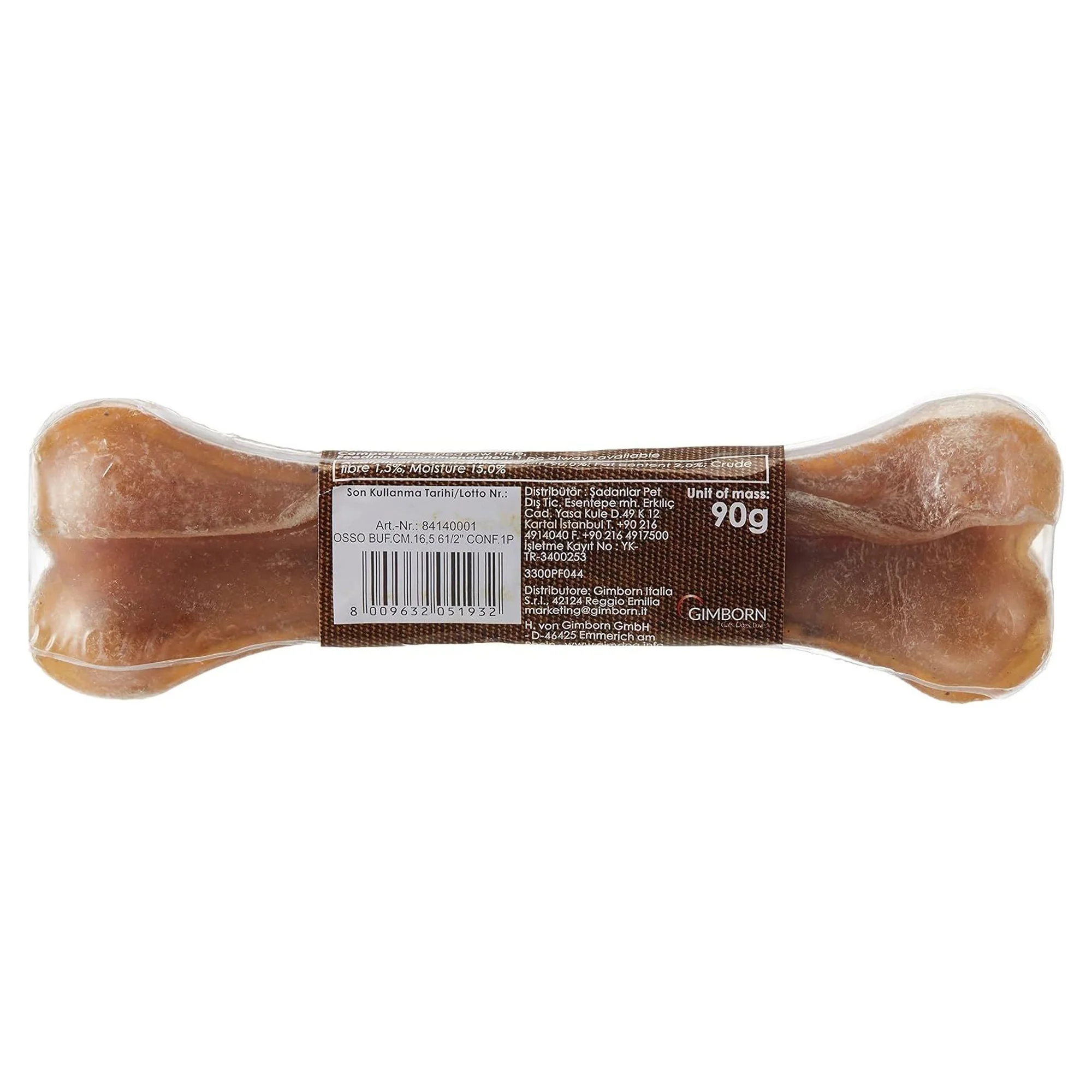 GimDog Mordimi Press Kemik 20cm - 1'li Naturel — Atıştırmalık, 155 g — Görsel 2