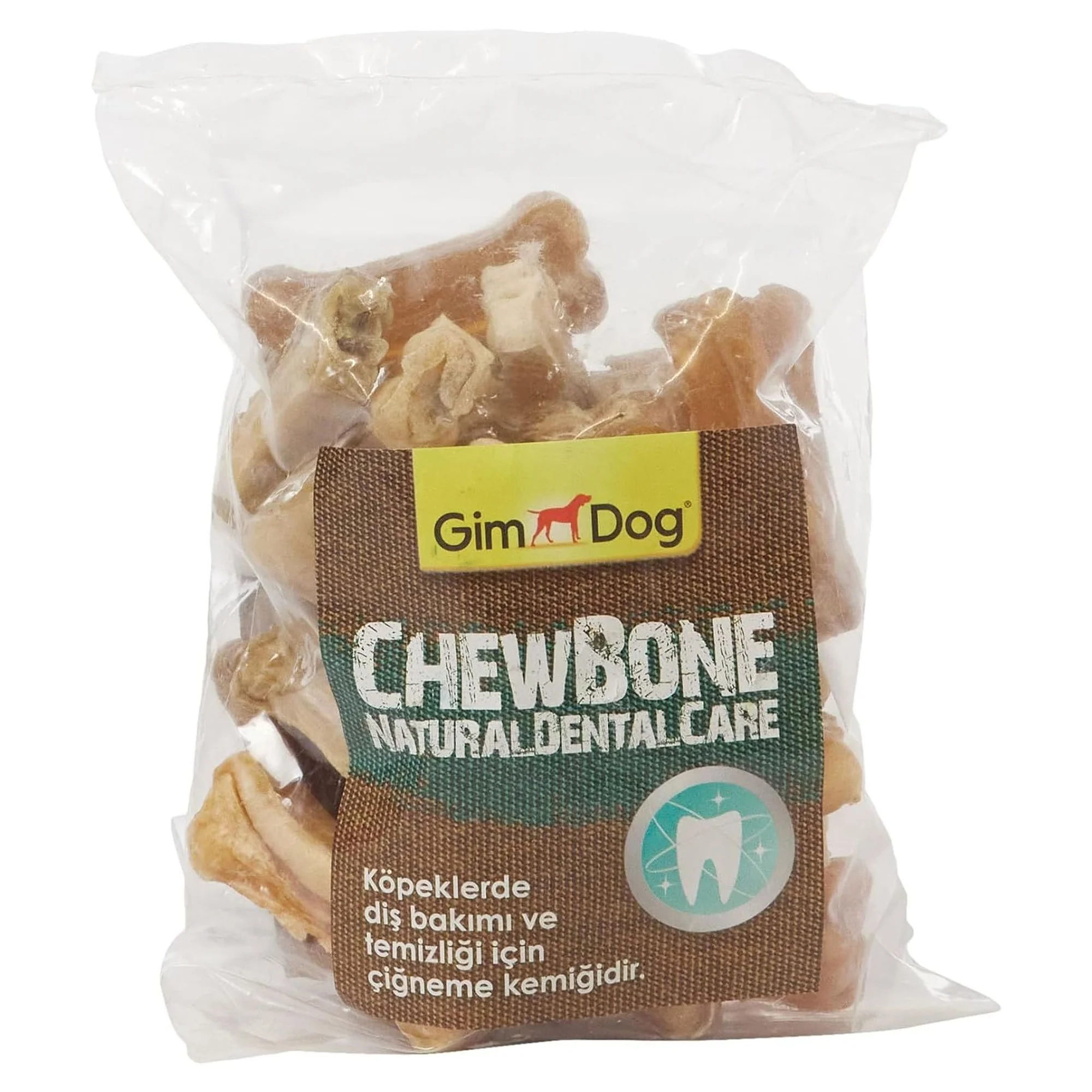 GimDog ChewBone Natural Dental Care Press Kemik 2.5x5 CM