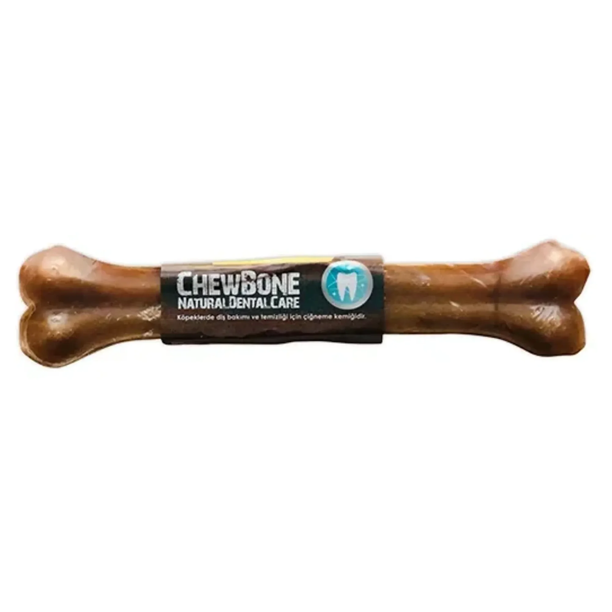 GimDog Preslenmiş Köpek Kemiği 16.51 CM 1'li Natural