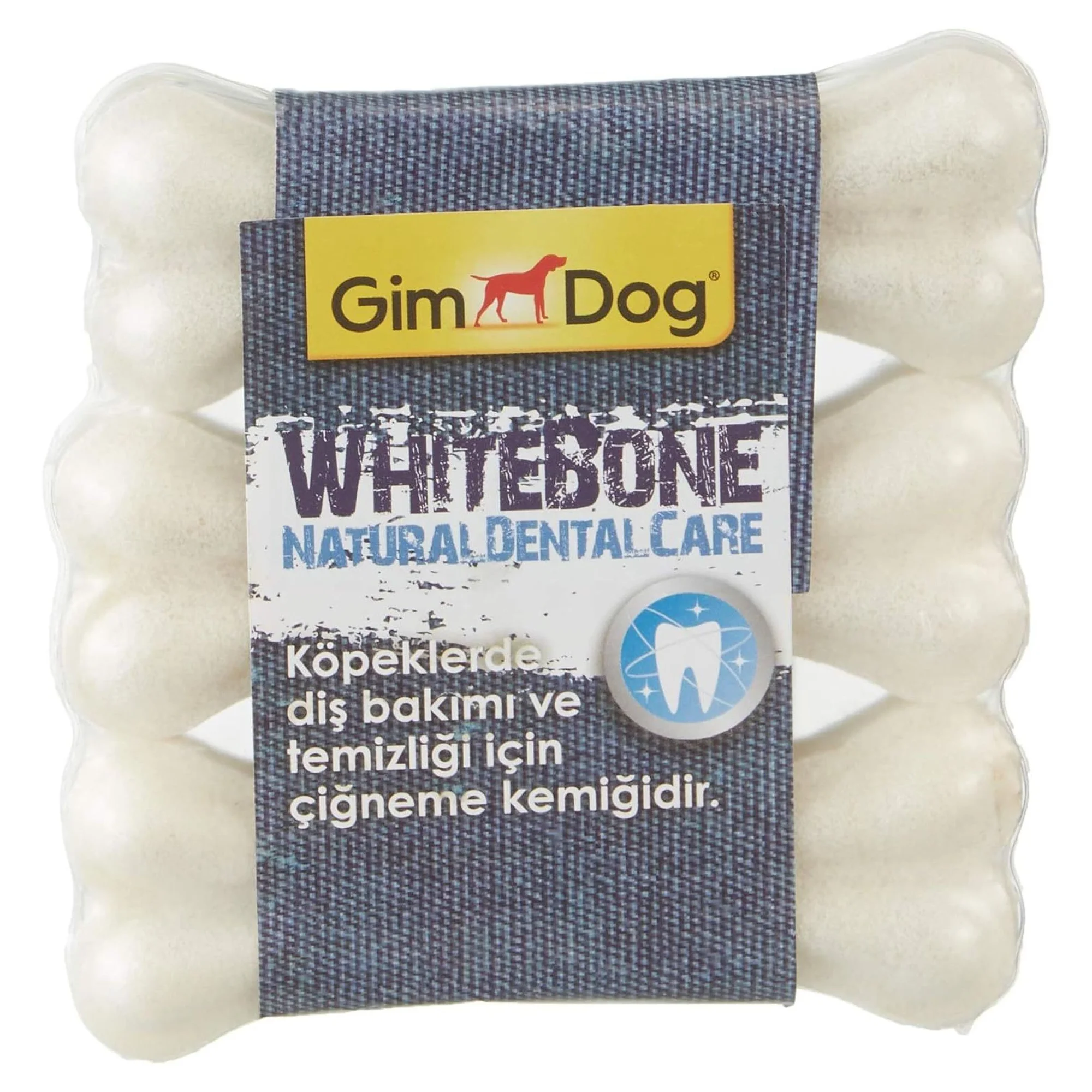 GimDog WhiteBone Natural Dental Care Press Kemik 3x8.9 CM