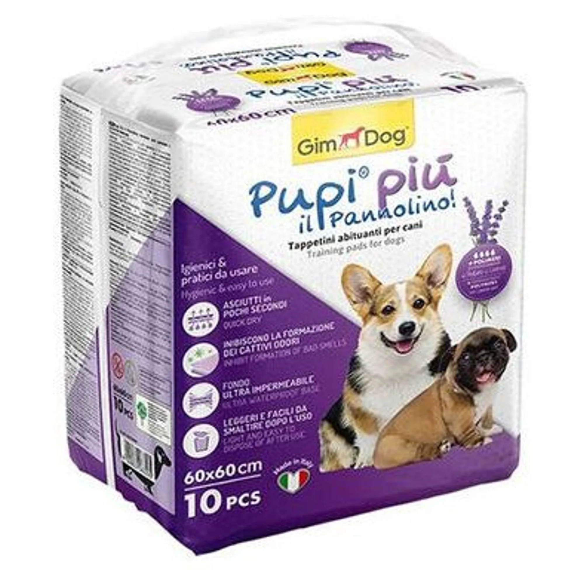 GimDog Training Lavantalı Tuvalet Eğitim Çiş Pedi 60 x 60 CM 10 Adet