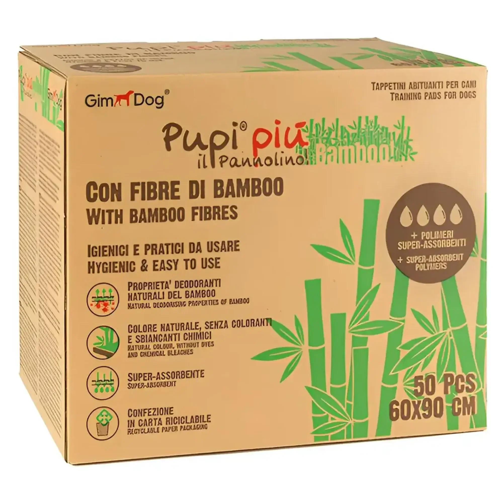 GimDog Çiş Pedi Bamboo 50'Li 60x90 CM