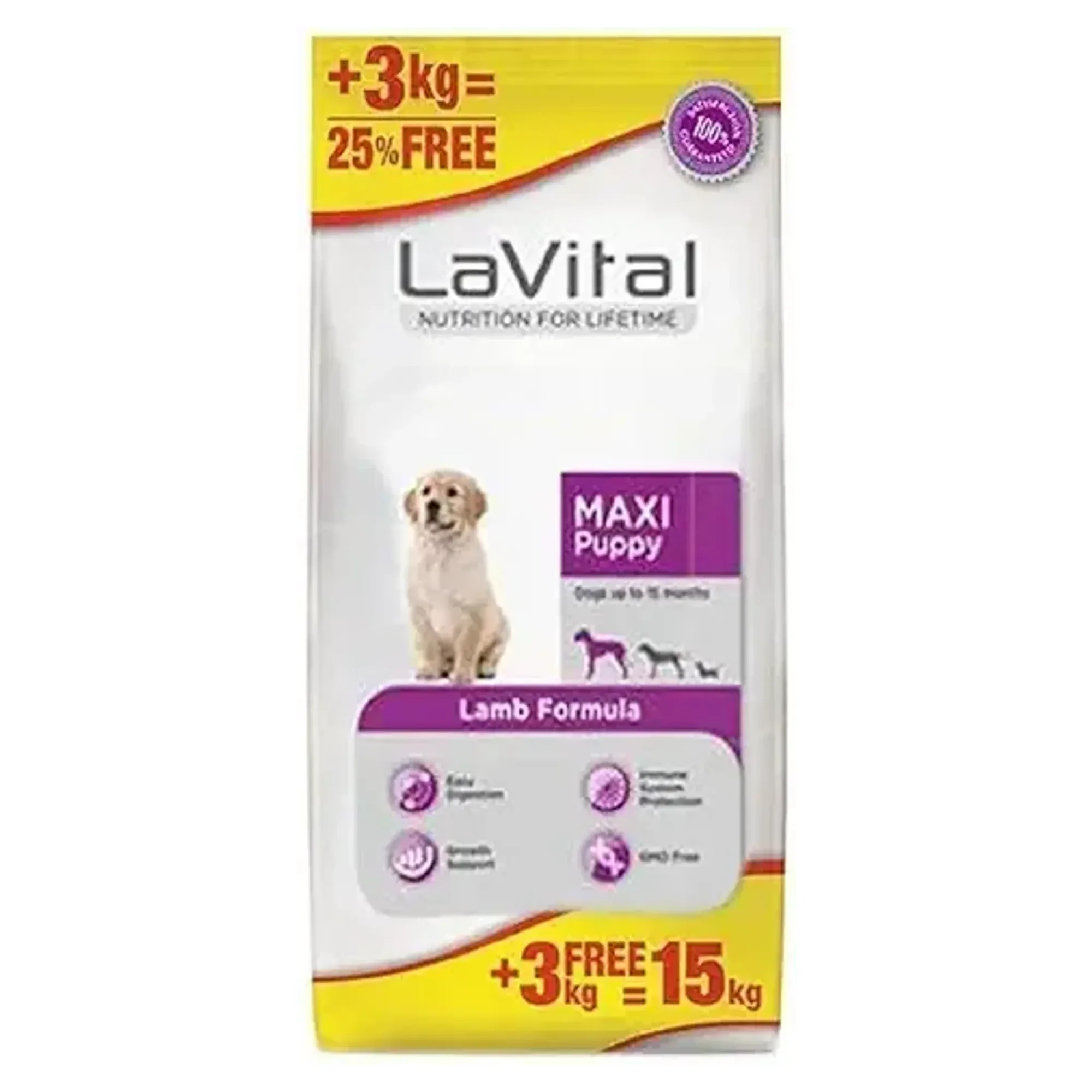 Lavital Maxi Puppy Kuzulu Yavru Köpek Maması 15 KG