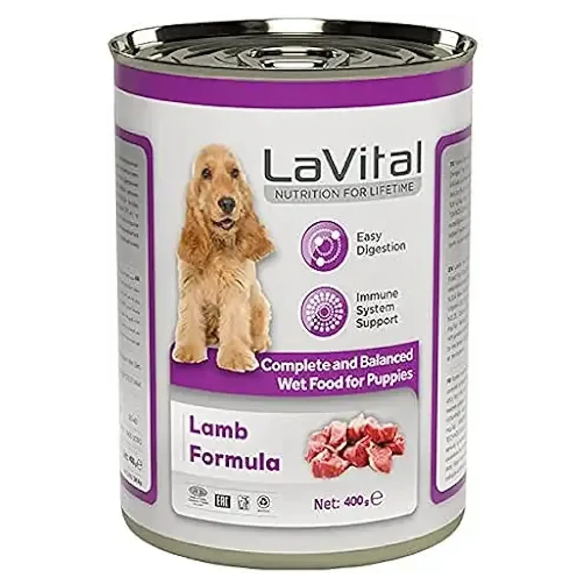 Lavital Yet. Sığır Köpek Sığır Etli Ezme Konserve 400 G