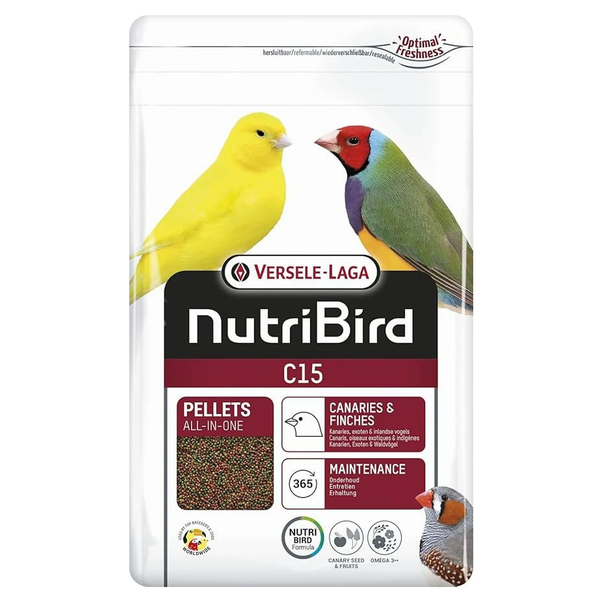 Versele-Laga NutriBird C15 Kanarya Pelet Yem 3 KG