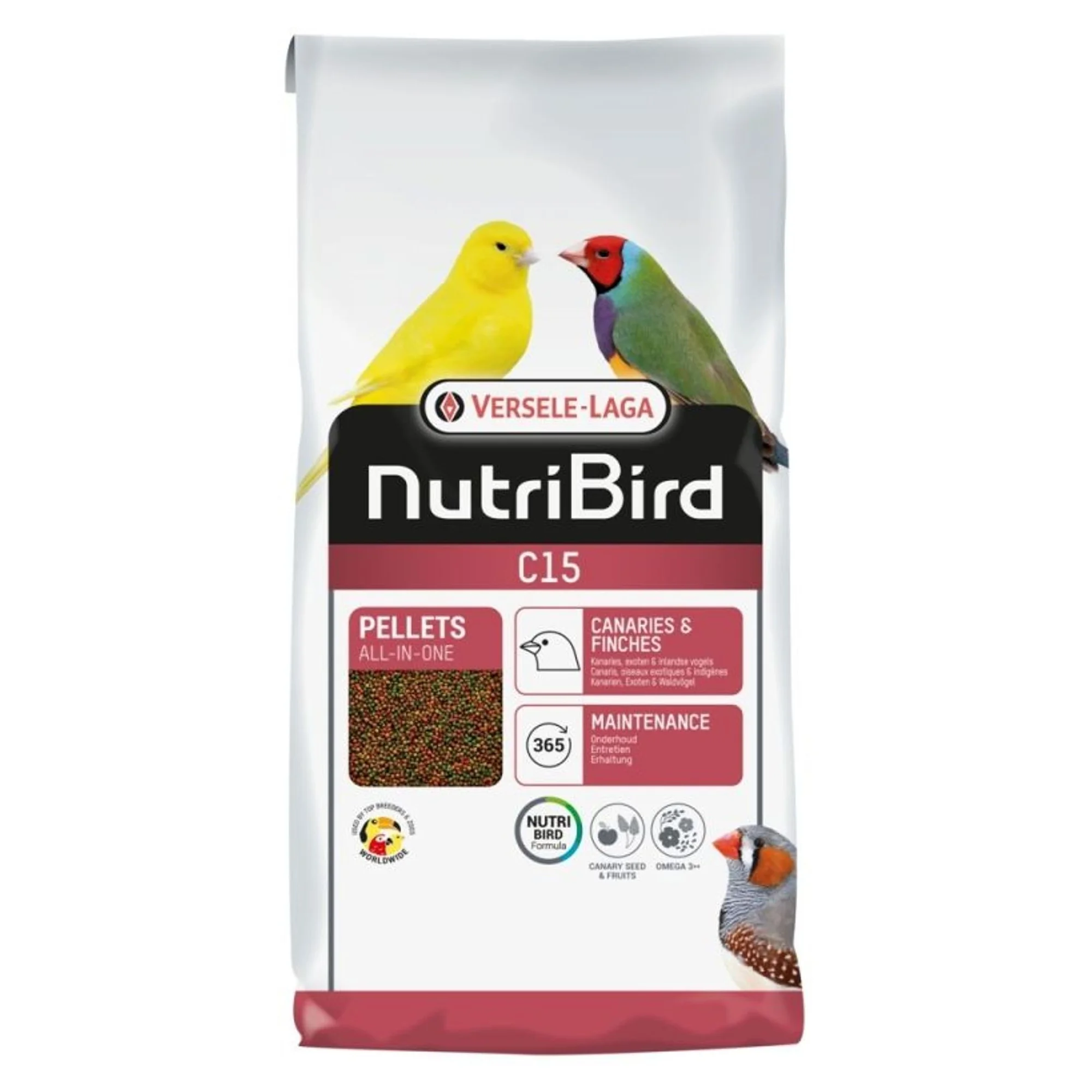 Versele-Laga Nutribird C15 Kanarya Pelet Yem 10 KG