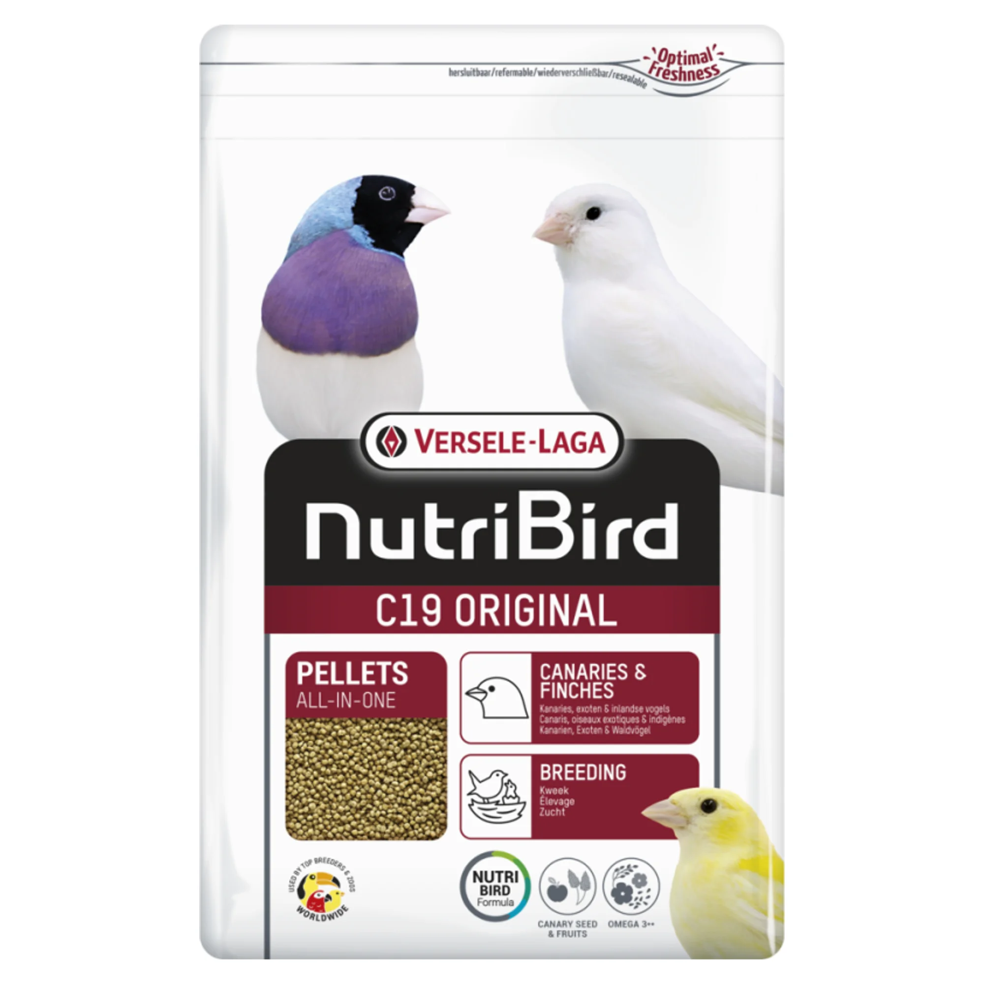 Versele-Laga NutriBird C19 Original Kanarya ve Finch Pelet Yem 3 KG