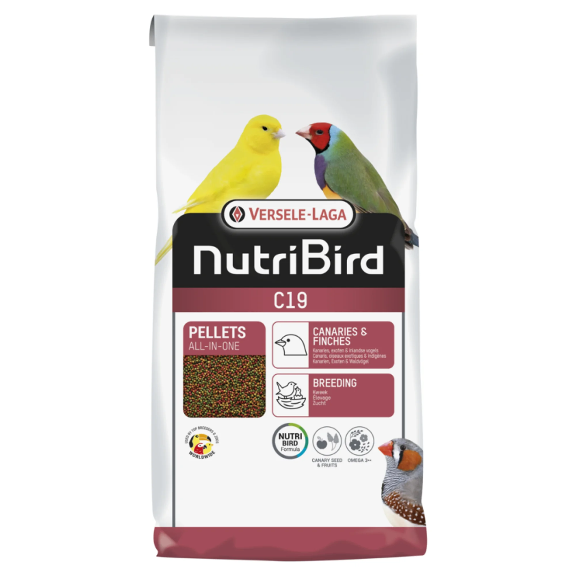 Versele-Laga NutriBird C19 Kanarya ve Finch Pelet Yem 3 KG