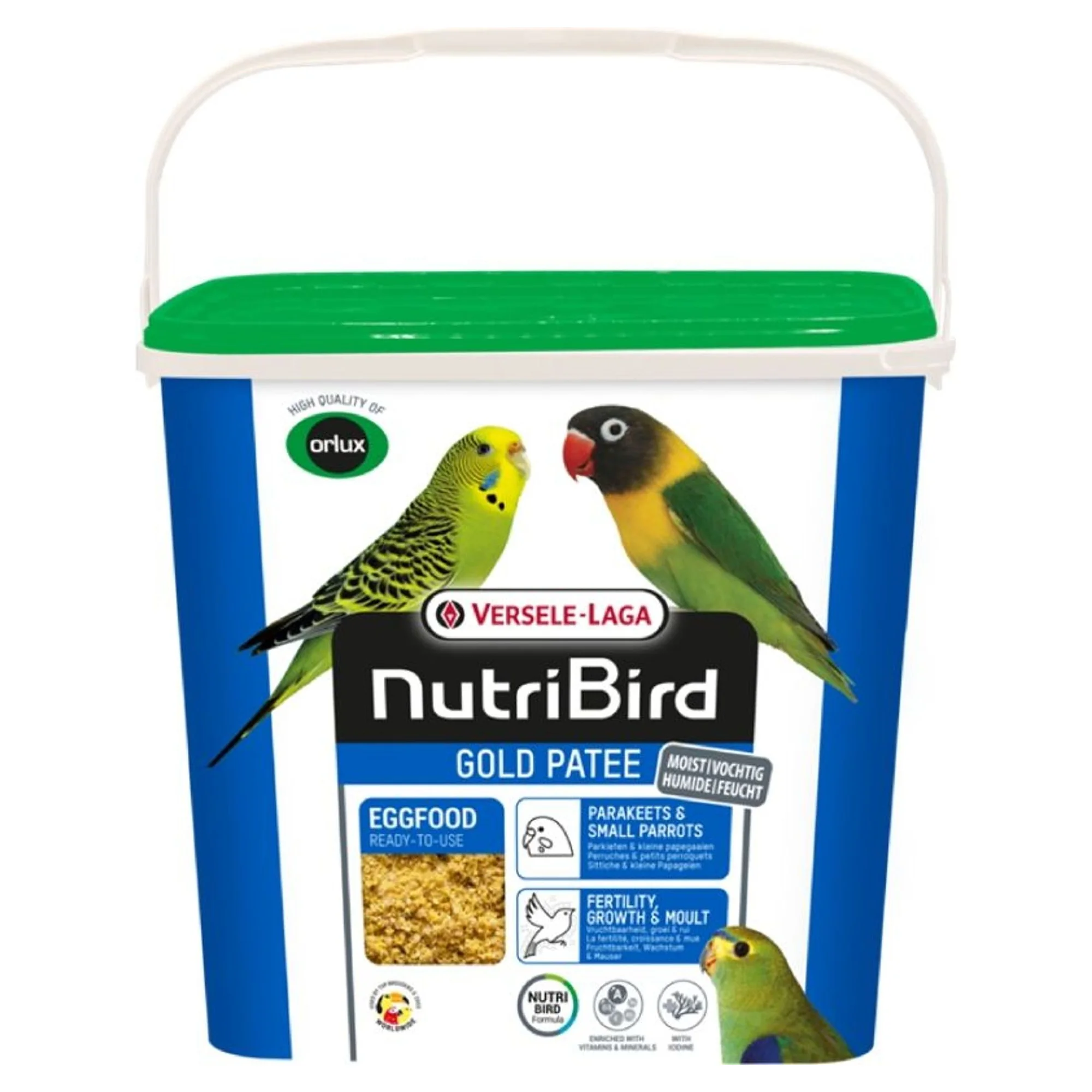 Versele-Laga NutriBird Gold Patée Küçük Papağanlar Kuş Yemi 5 KG