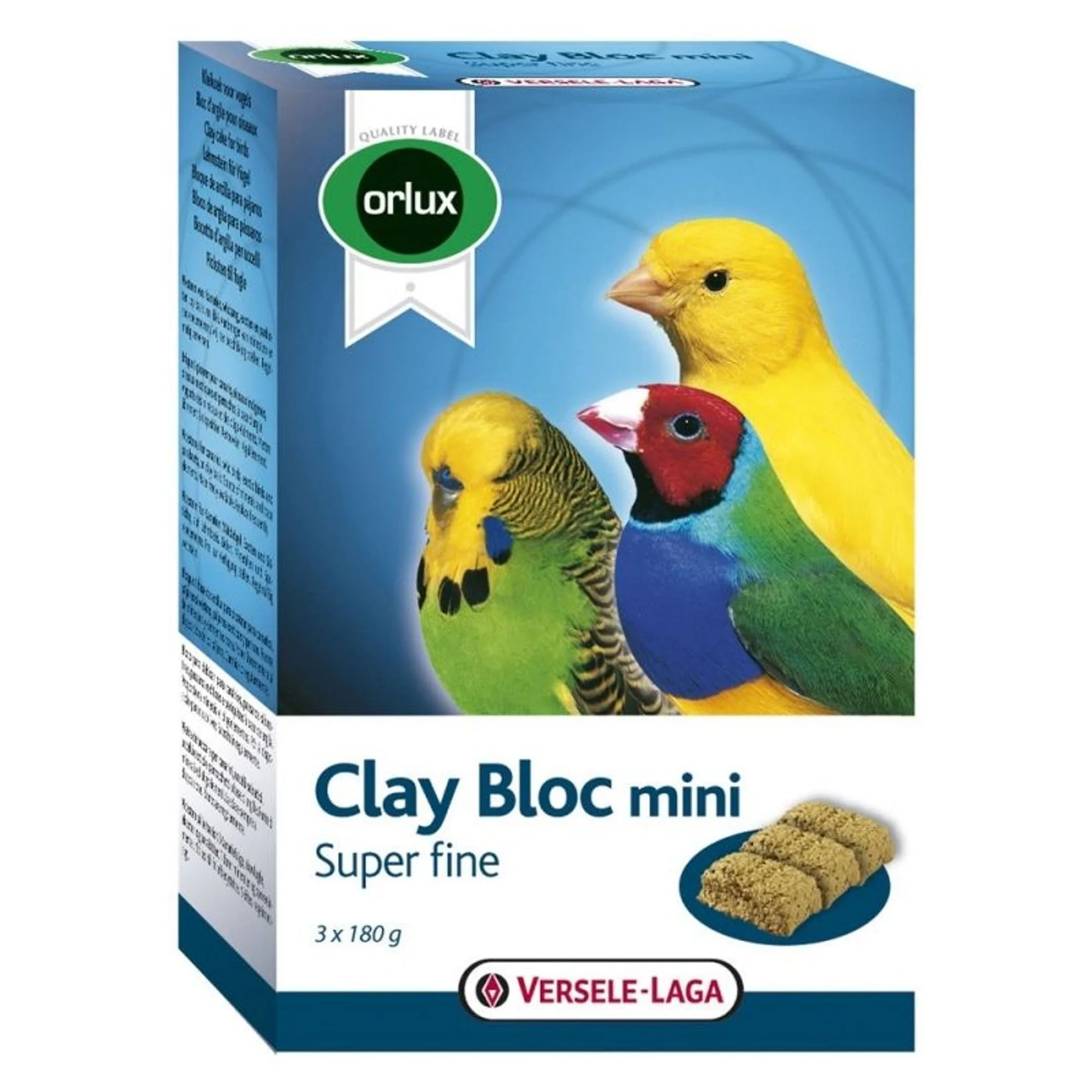 Versele-Laga Orlux Clay Blok Mini Kuş Gaga Taşı 540 G