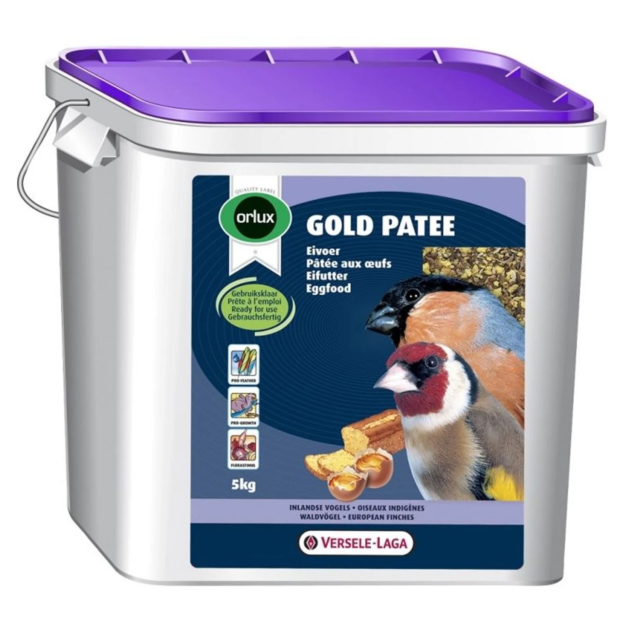 Versele-Laga Orlux Gold Patée European Finches Avrupa İspinozları İçin Nemli Kuş Maması 5 KG