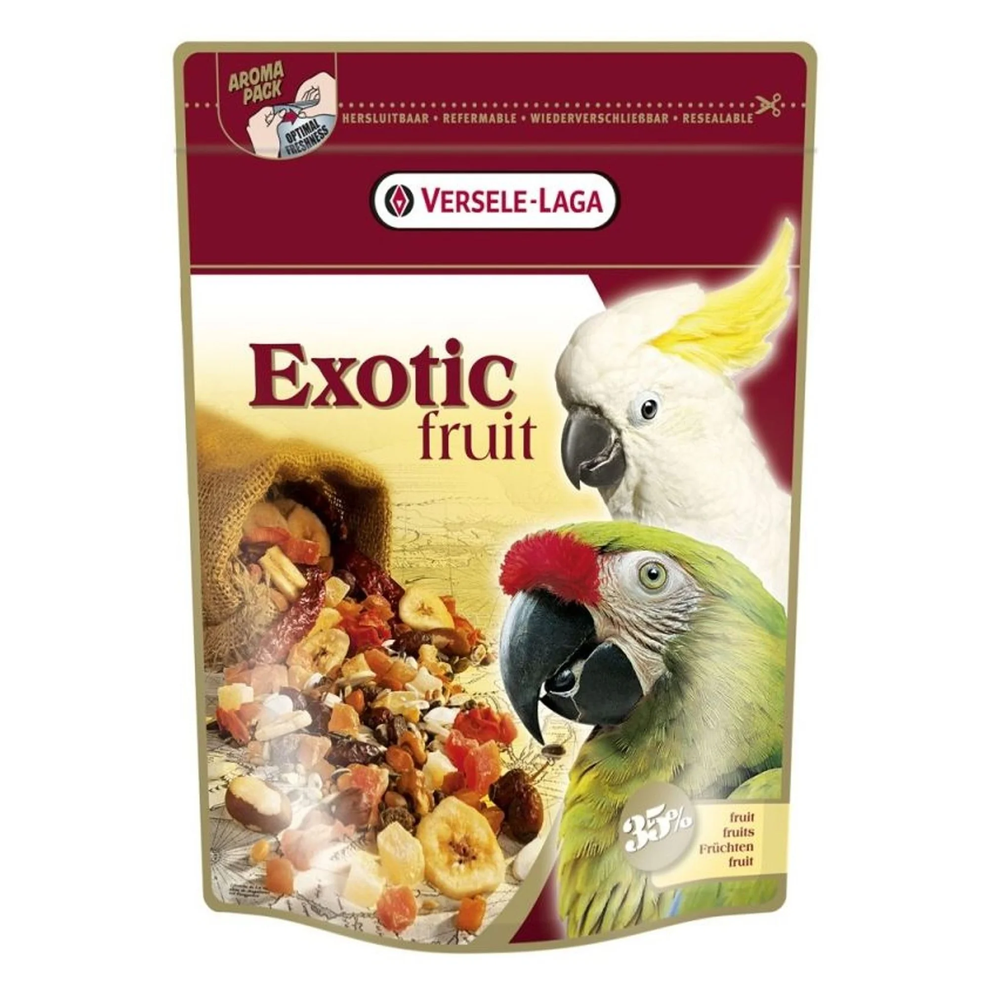 Versele-Laga Versele Laga Exotic Fruits Pareket ve Papağan Yemi 600 G