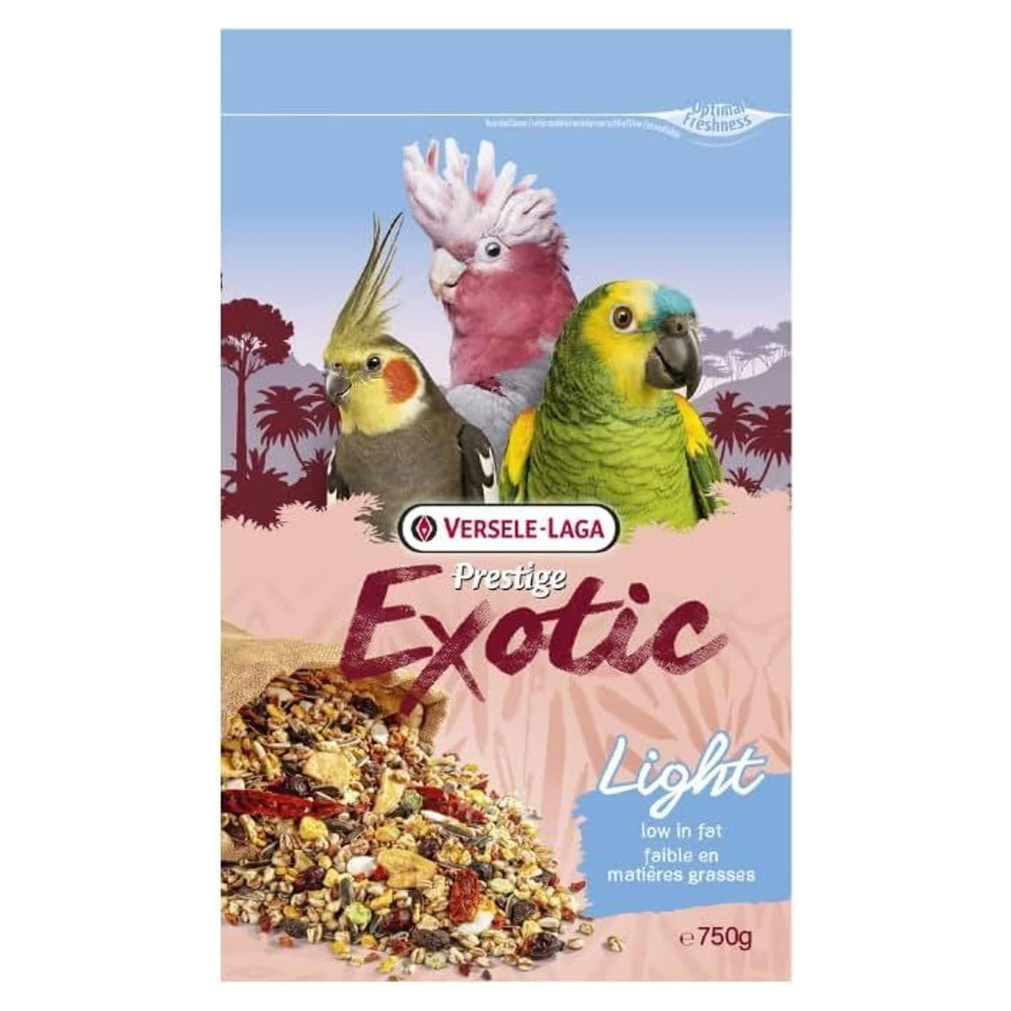 Versele-Laga Prestige Exotic Light Kuruyemişli ve Tahıllı Paraket ve Papağan Yemi 750 G