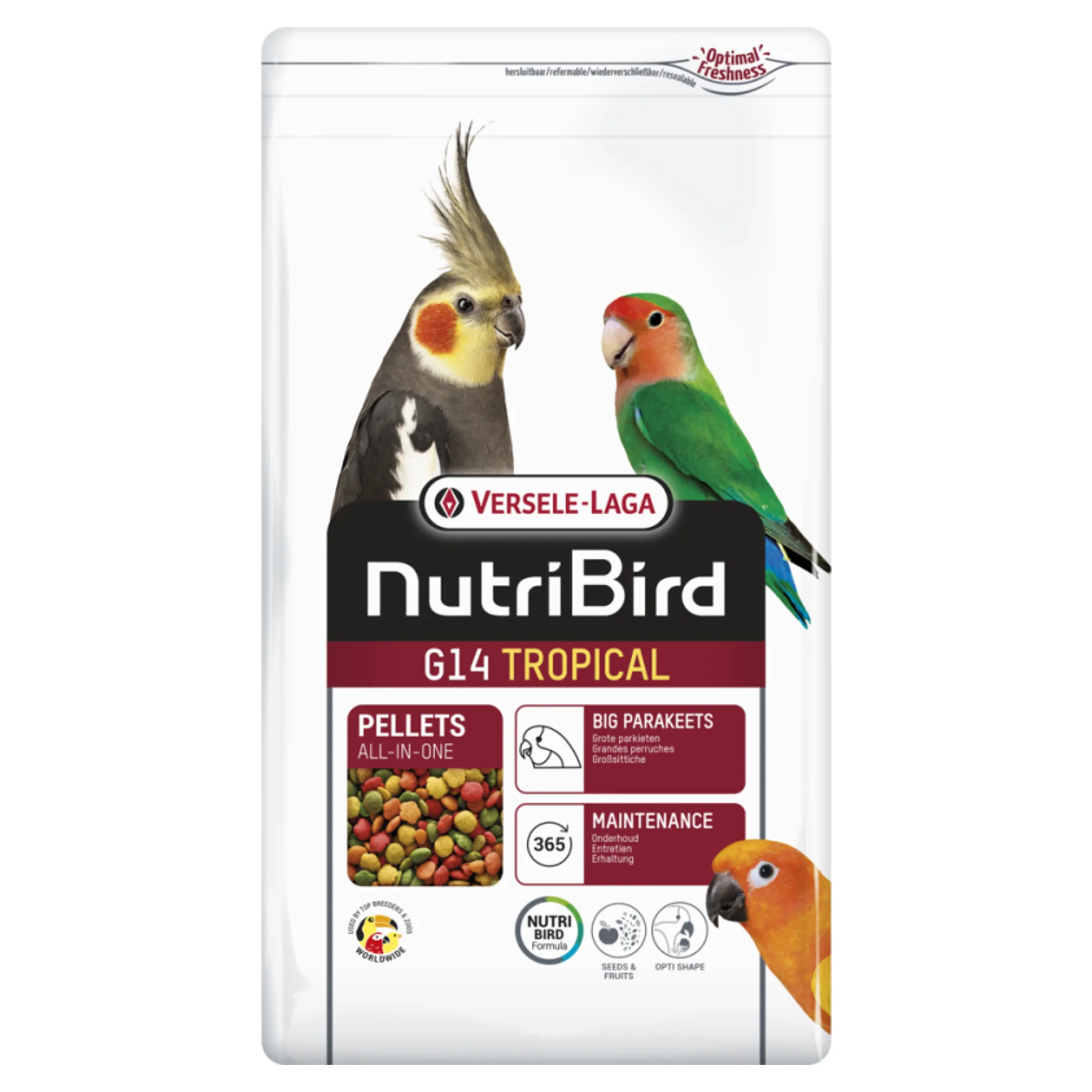 Versele-Laga Nutribird G14 Tropical Paraket Pelet Yem 1 KG