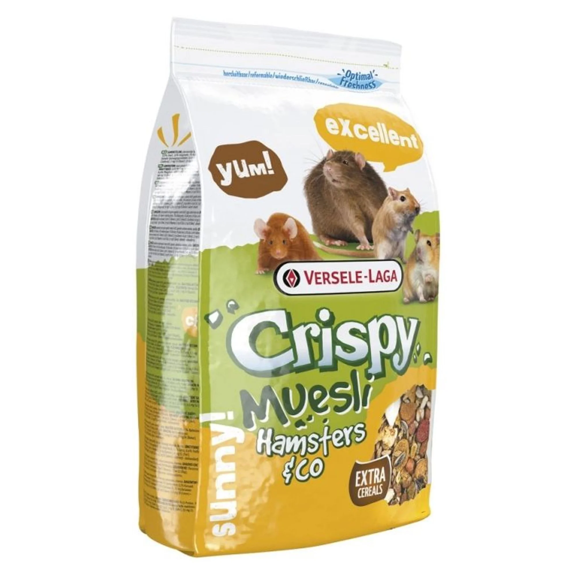 Versele-Laga Crispy Muesli Hamster ve Küçük Kemirgen Yemi 400 G