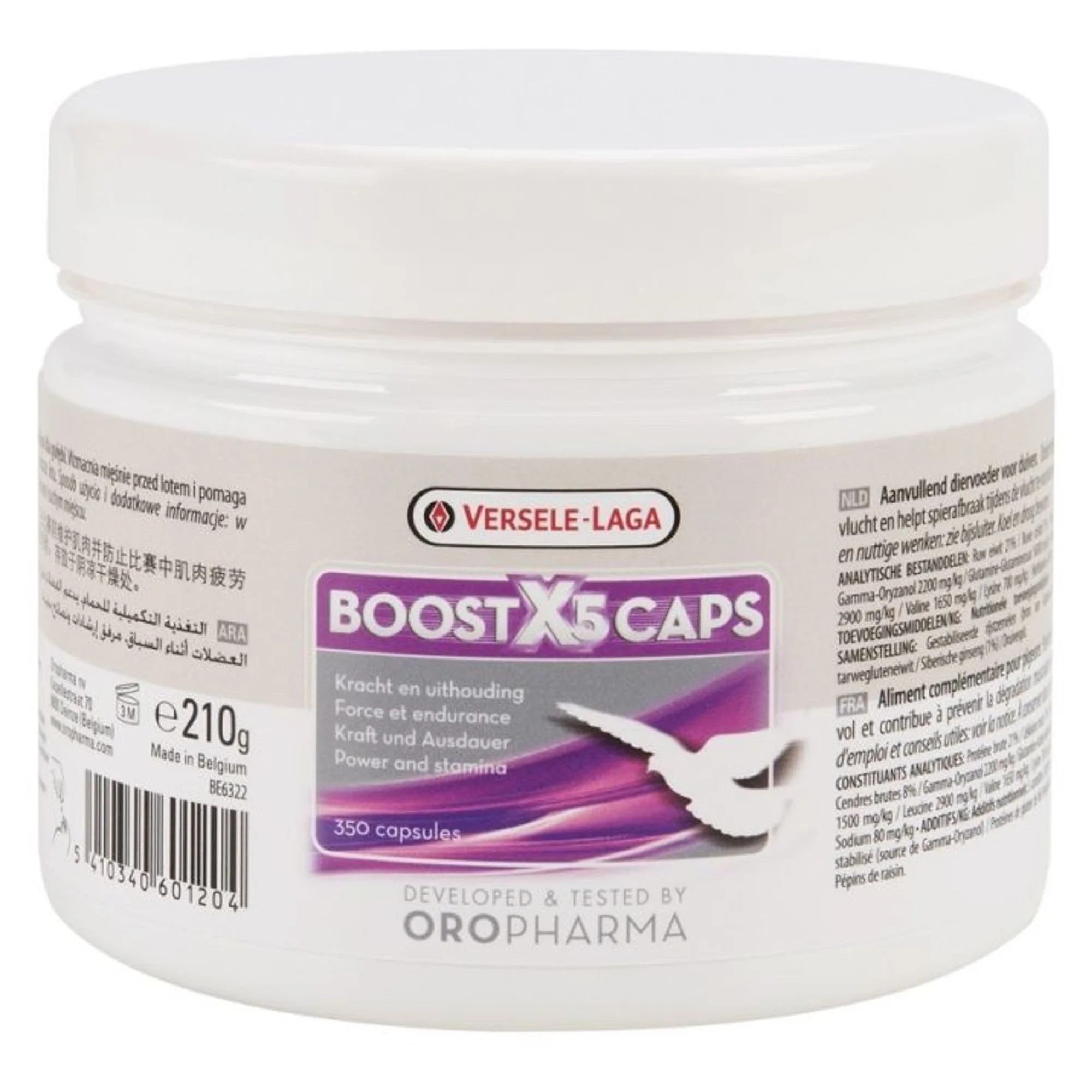 Versele-Laga Oropharma Boost X5 Yarış Güvercini Güçlendirici Takviye 350 Kapsül