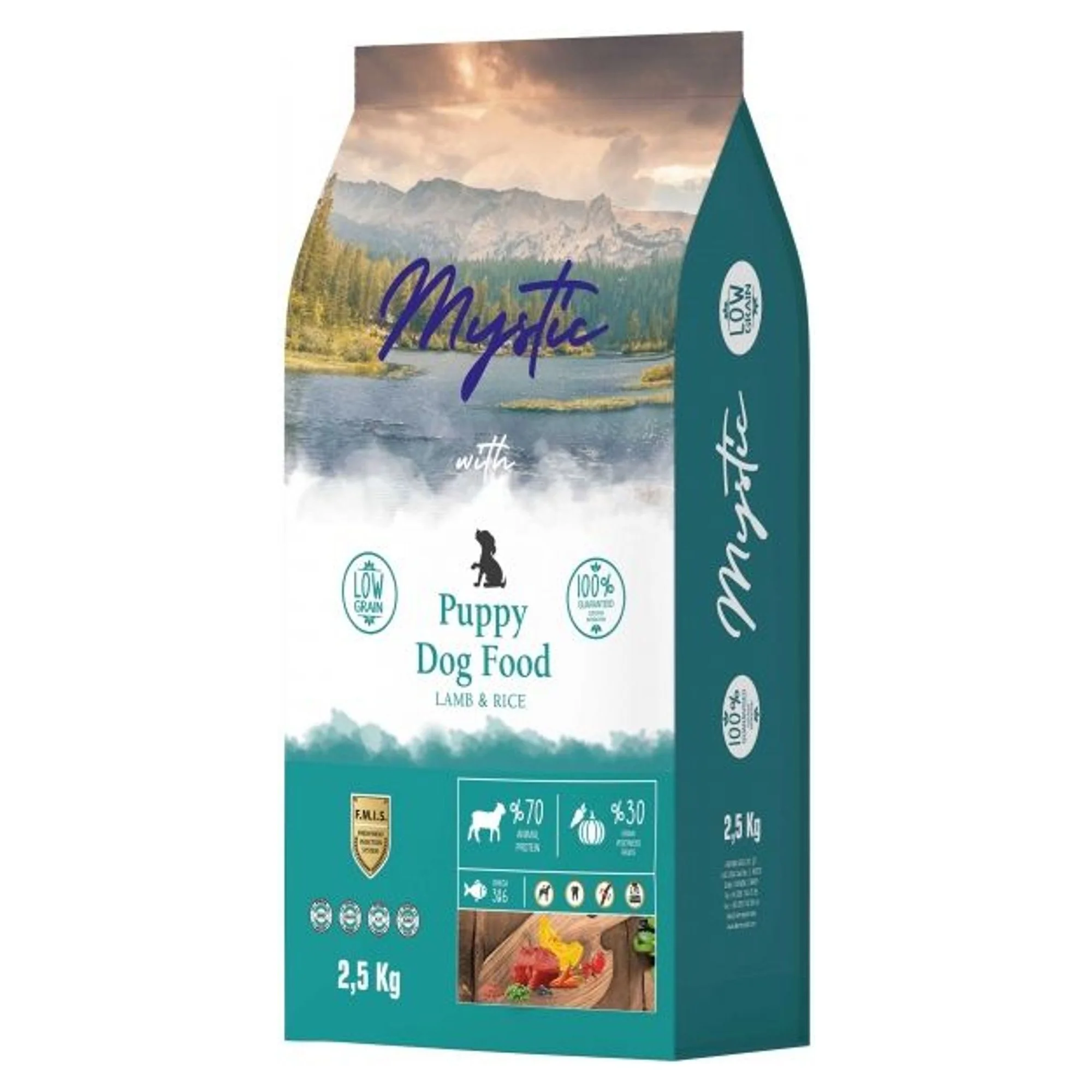 Mystic Az Tahıllı Kuzu Etli Yavru Köpek Maması 2.5 KG