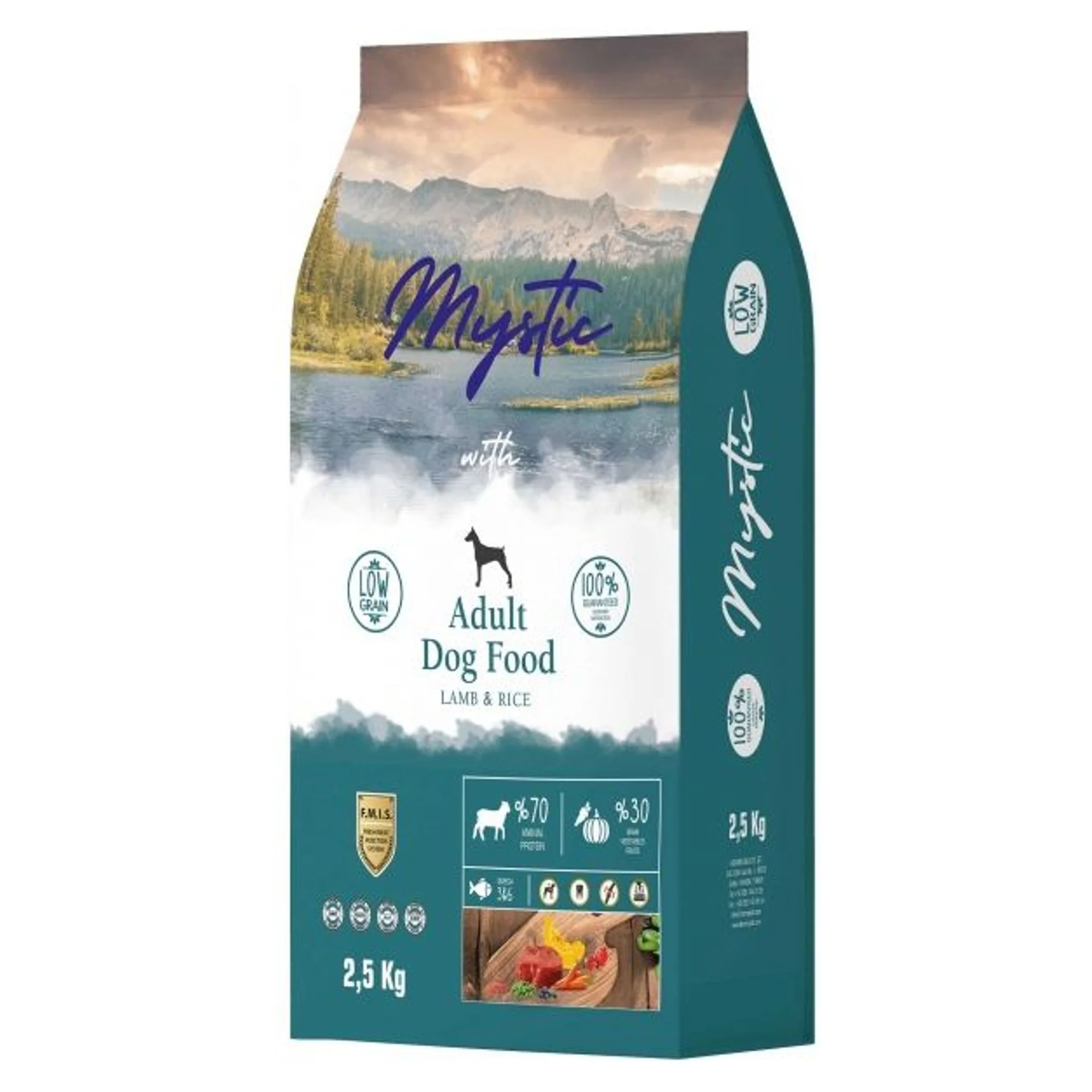 Mystic Az Tahıllı Kuzu Etli Yetişkin Köpek Maması 2.5 KG