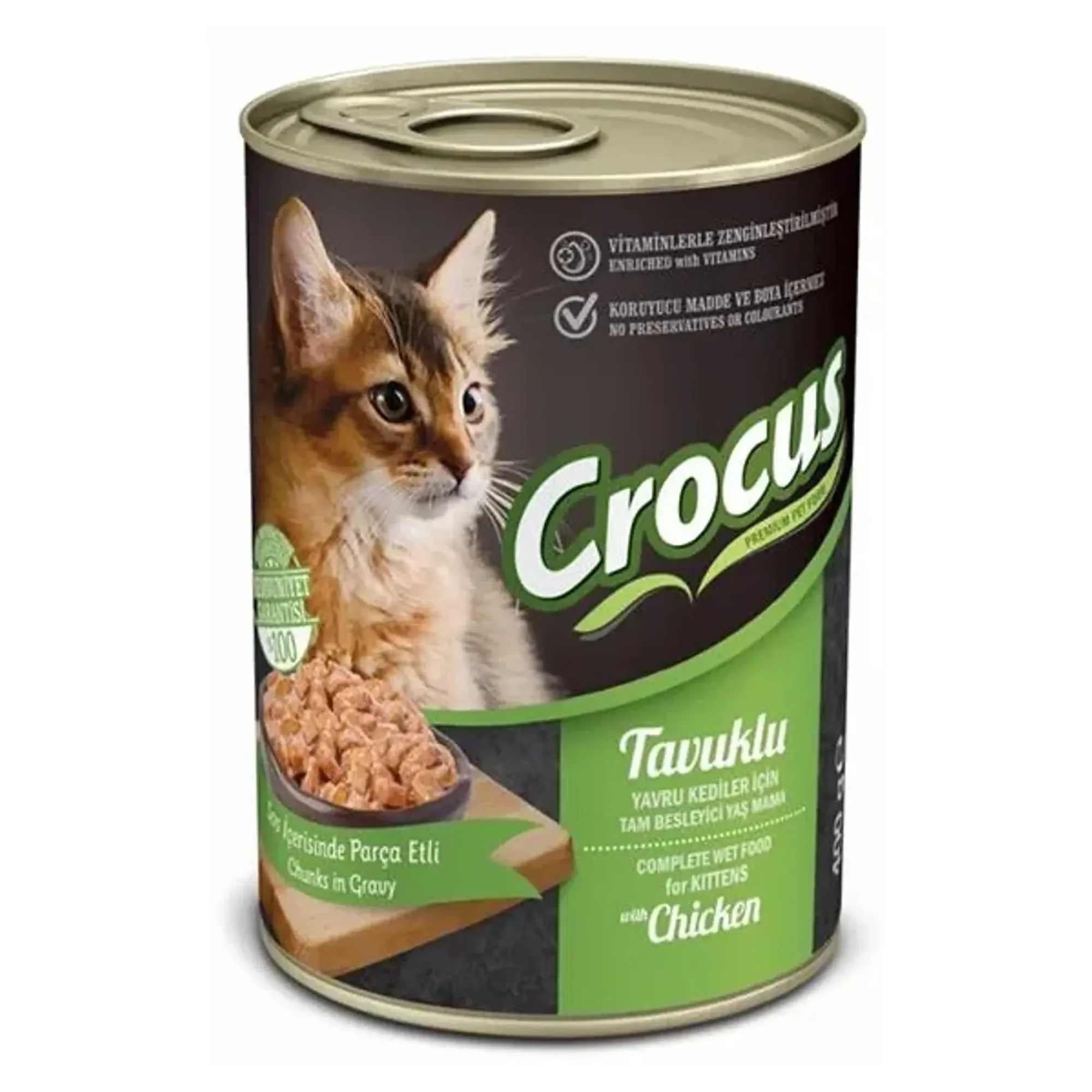 Crocus Crocus Tavuklu Yavru Kedi Konservesi 400 G