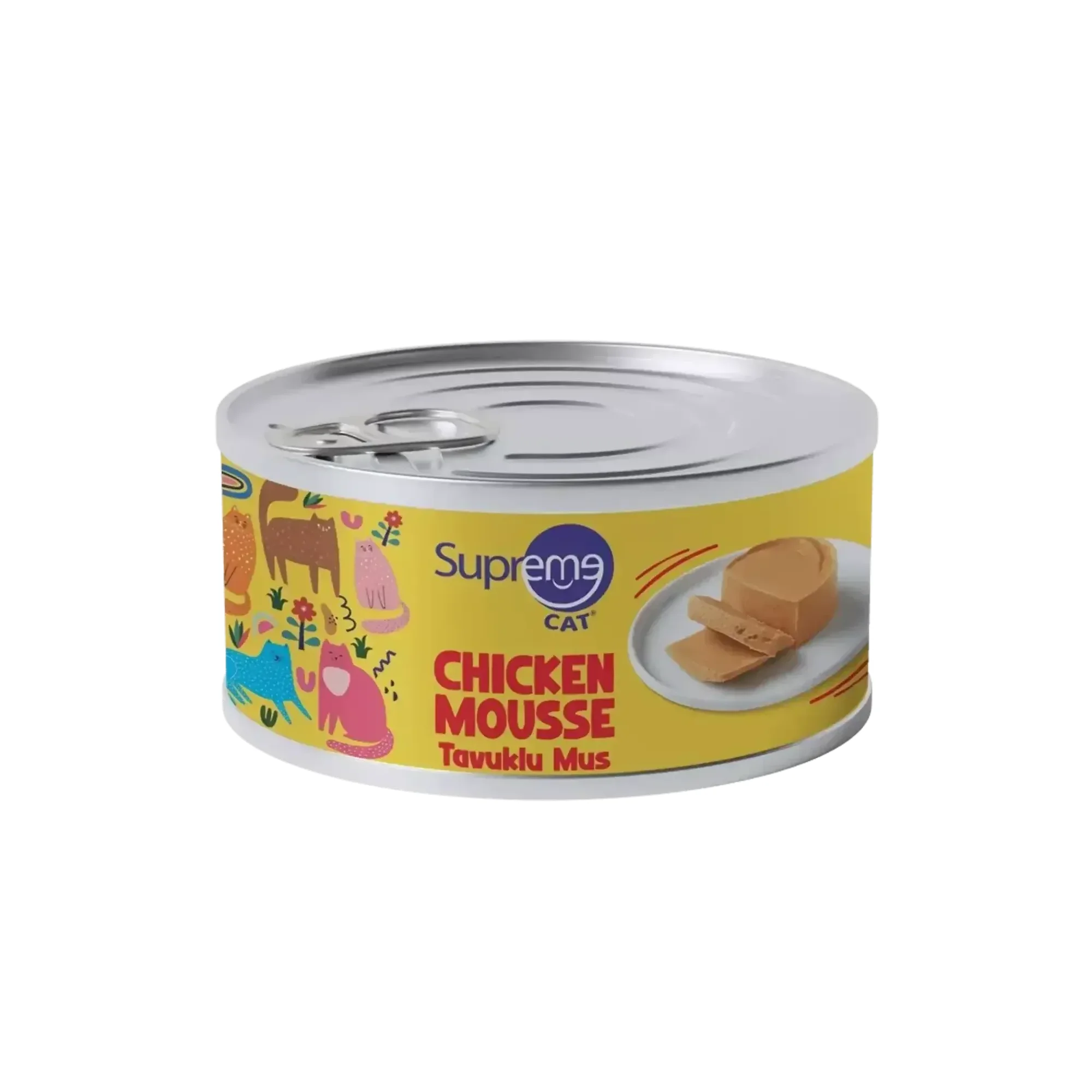 Supreme Cat Supreme Tavuklu Mus Kedi Konserve Mama 85 G