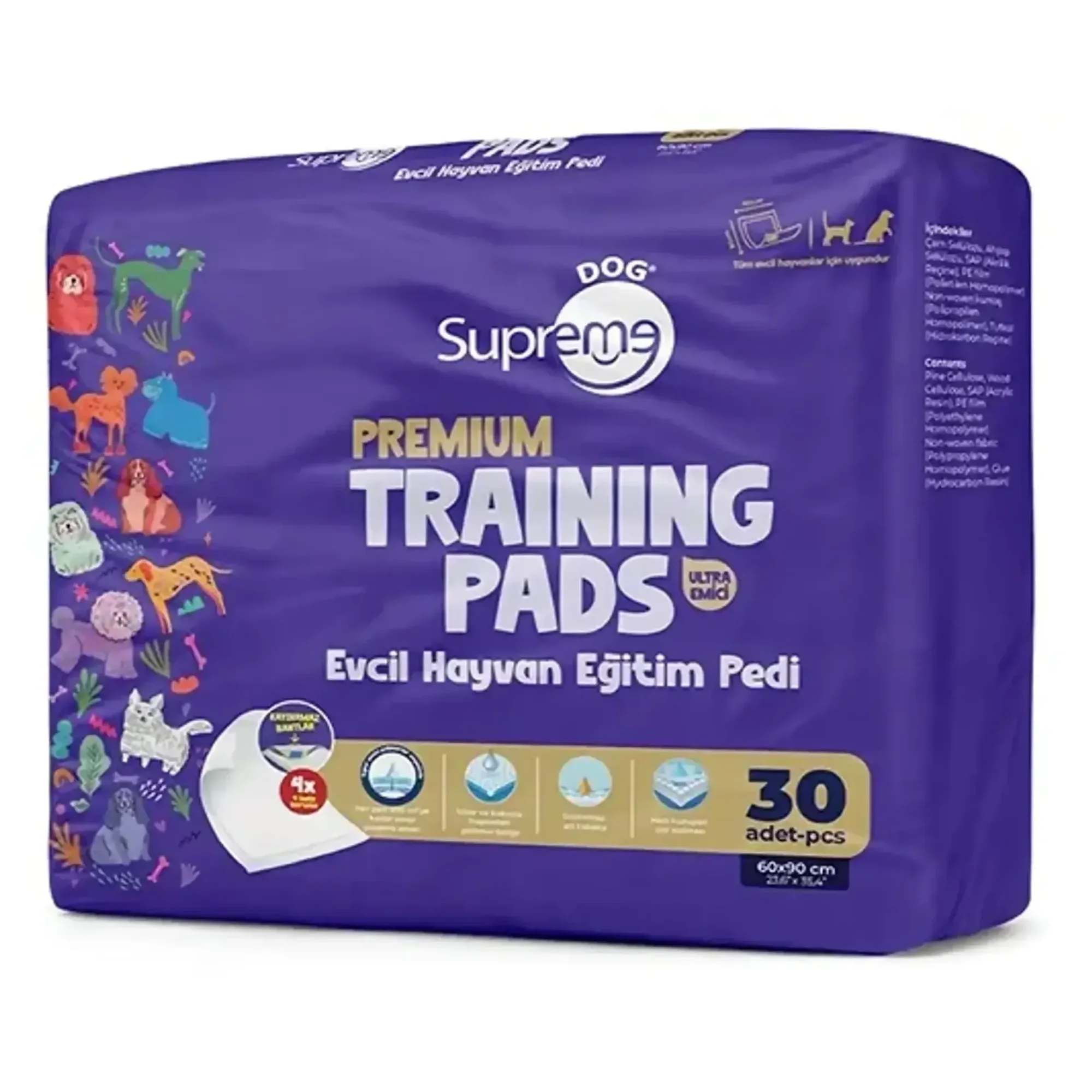 Supreme Dog Supreme Premium Köpek Evcil Hayvan Eğitim Pedi