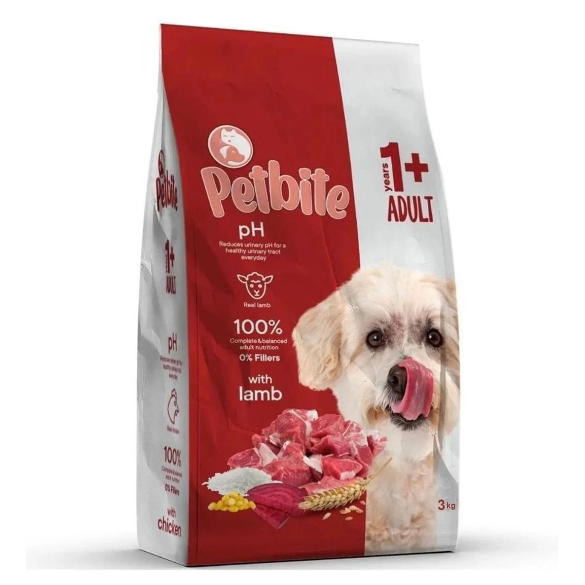 Petbite Petbite Yetişkin Köpekler İçin Kuzu Etli Kuru Köpek Maması (3 Kg, Kuzu)