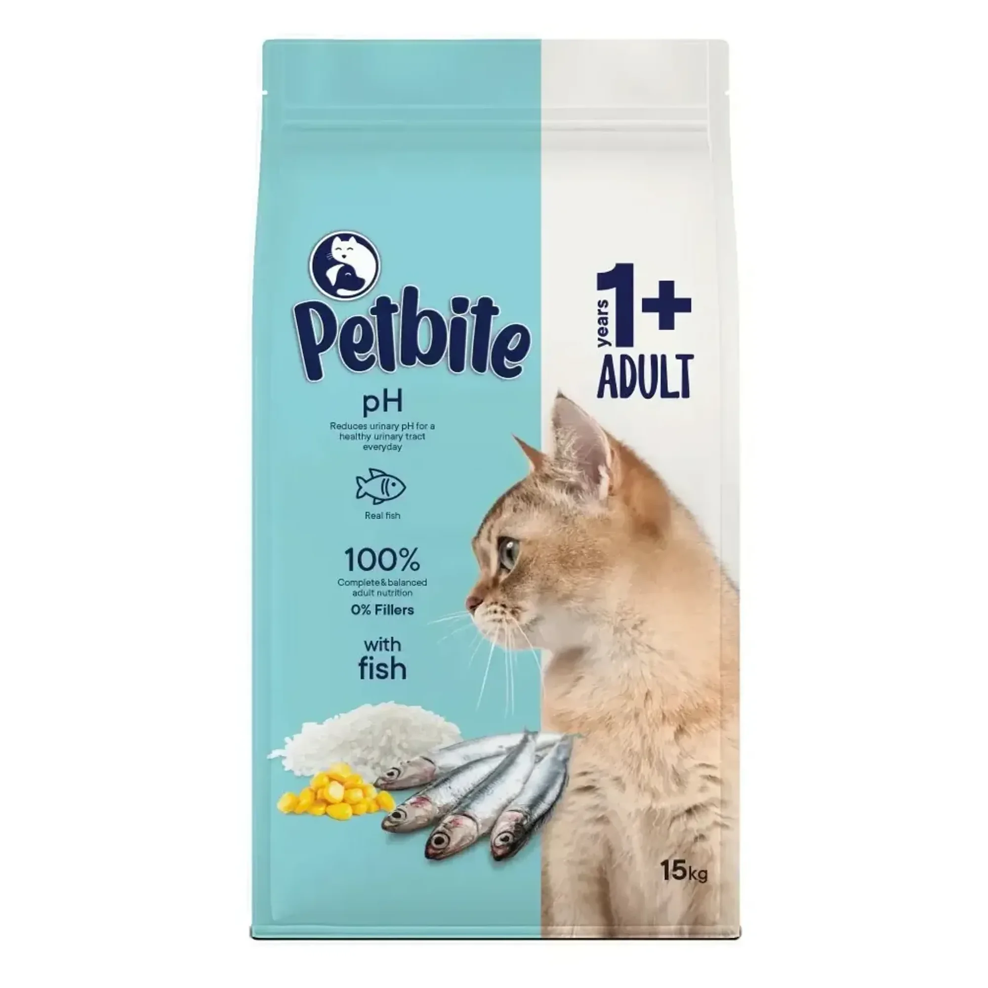 Petbite Petbite Yavru Kediler İçin Balık Etli Kuru Kedi Maması (15 Kg, Balık)