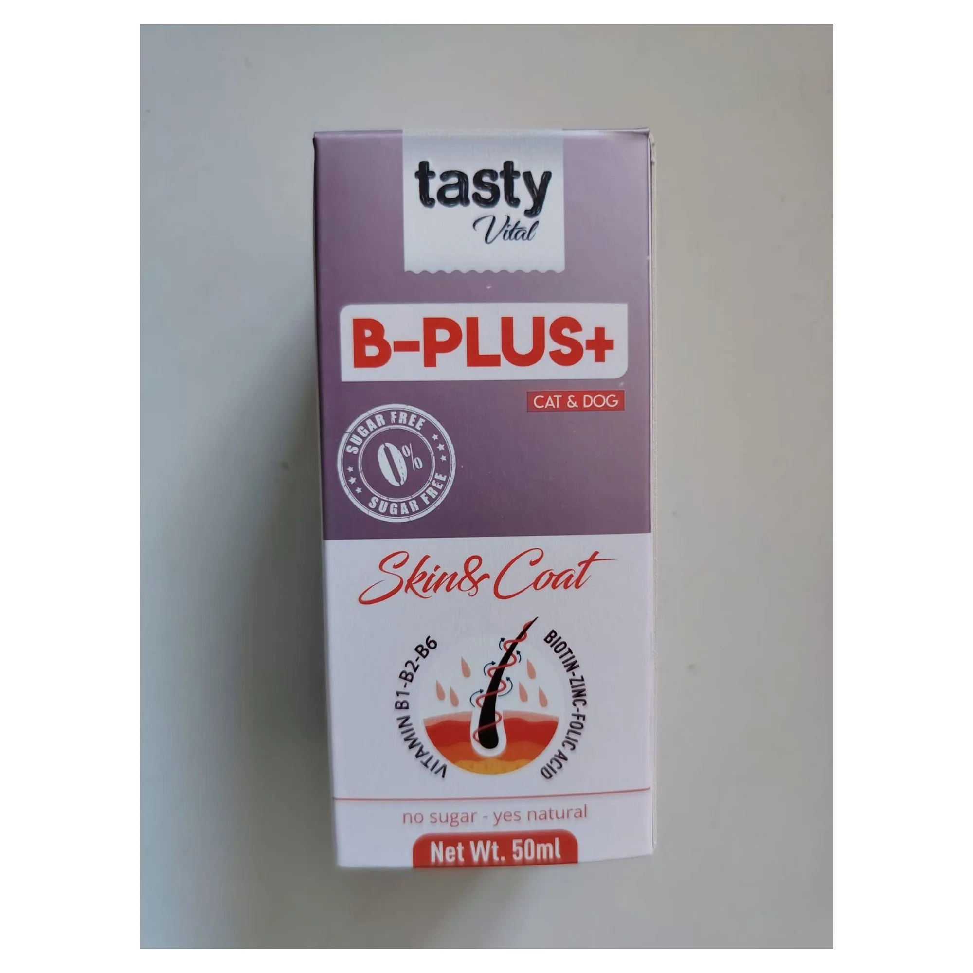 Tasty Vital B-Plus Skin & Coat  B Vitaminli Deri ve Tüy Sağlığı Destekleyici Takviye 50 mL