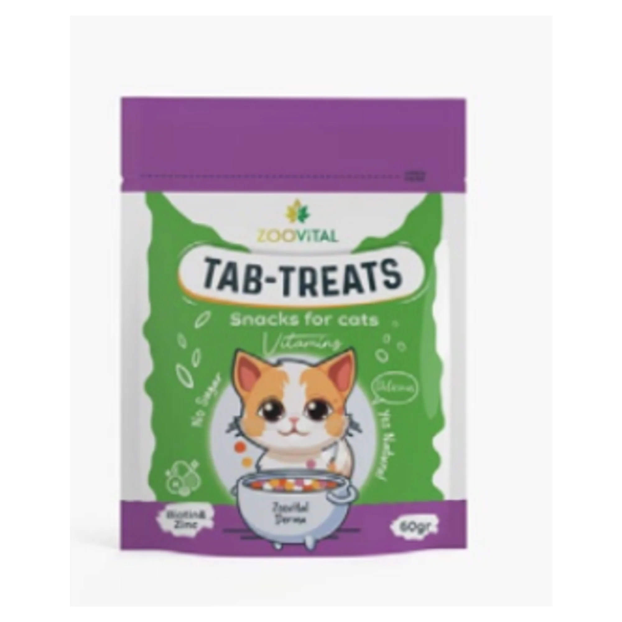 ZooVital Tab-Treats Biotin&Zinc 60 G