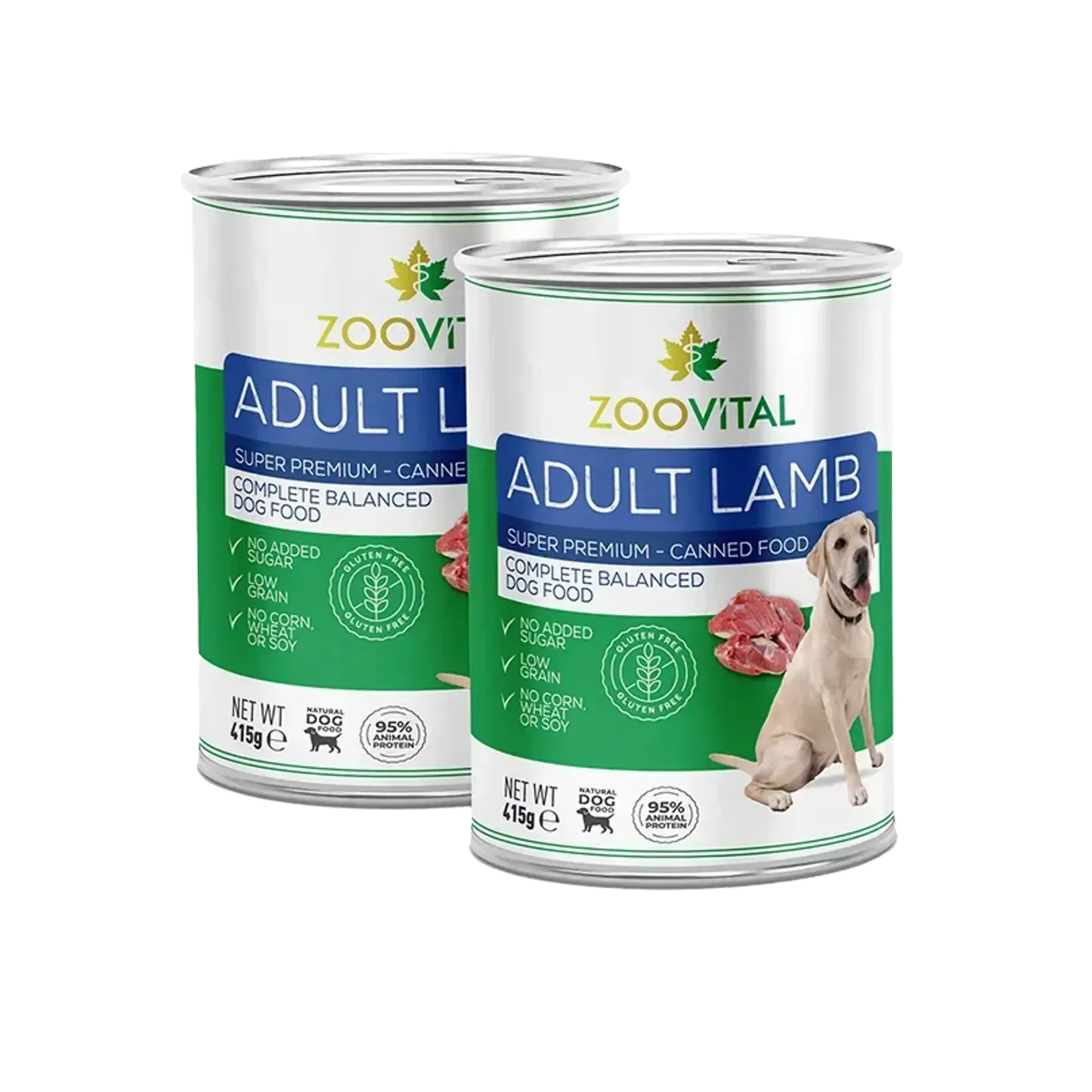 ZooVital ZooVital Adult Kuzu Yetişkin Köpek Yaş Mama 415 G