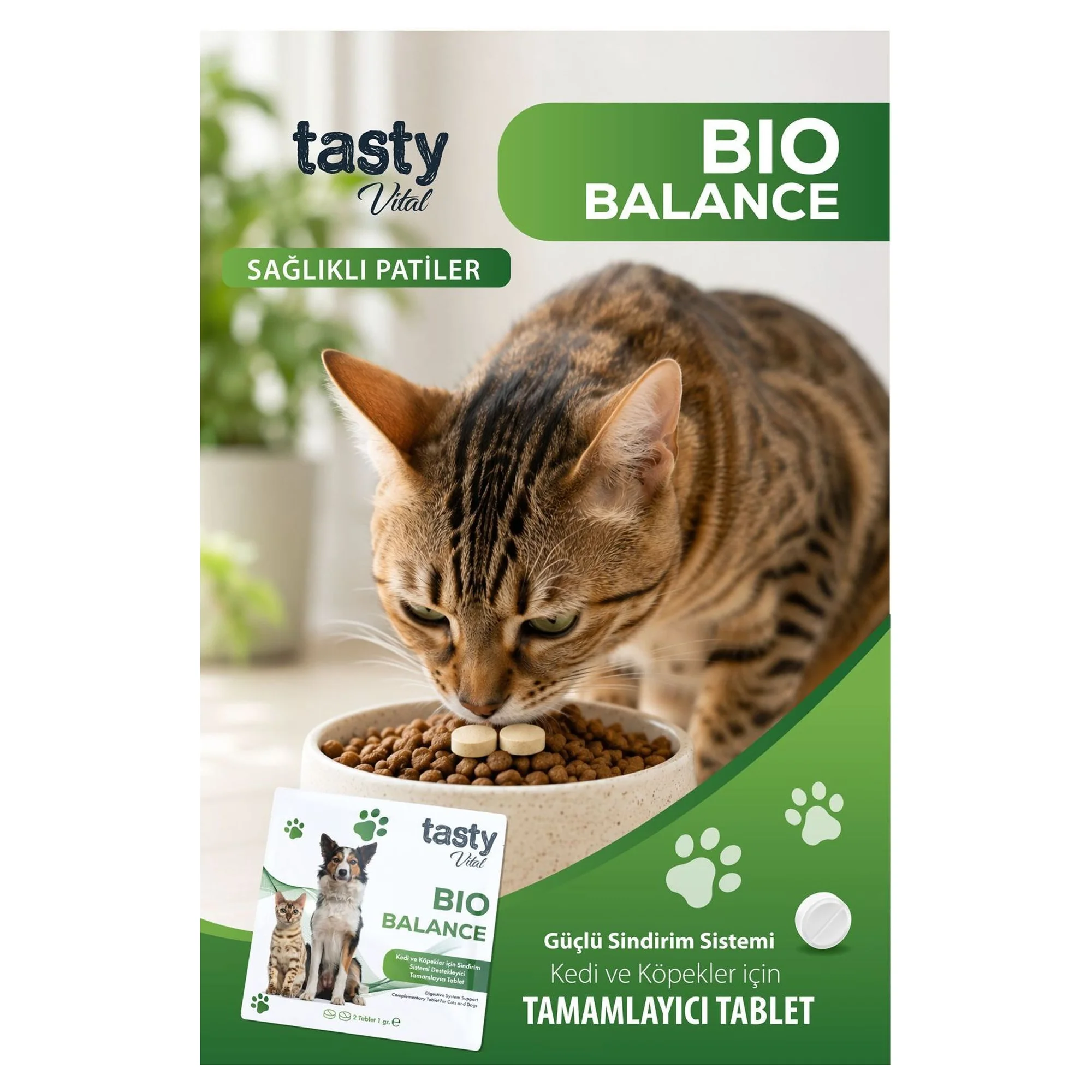 Tasty Vital Bio Balance Sindirim Sistemi Destekleyici Tablet 2 Adet 1 G — Takviye ve Vitaminler, 5 g — Görsel 4