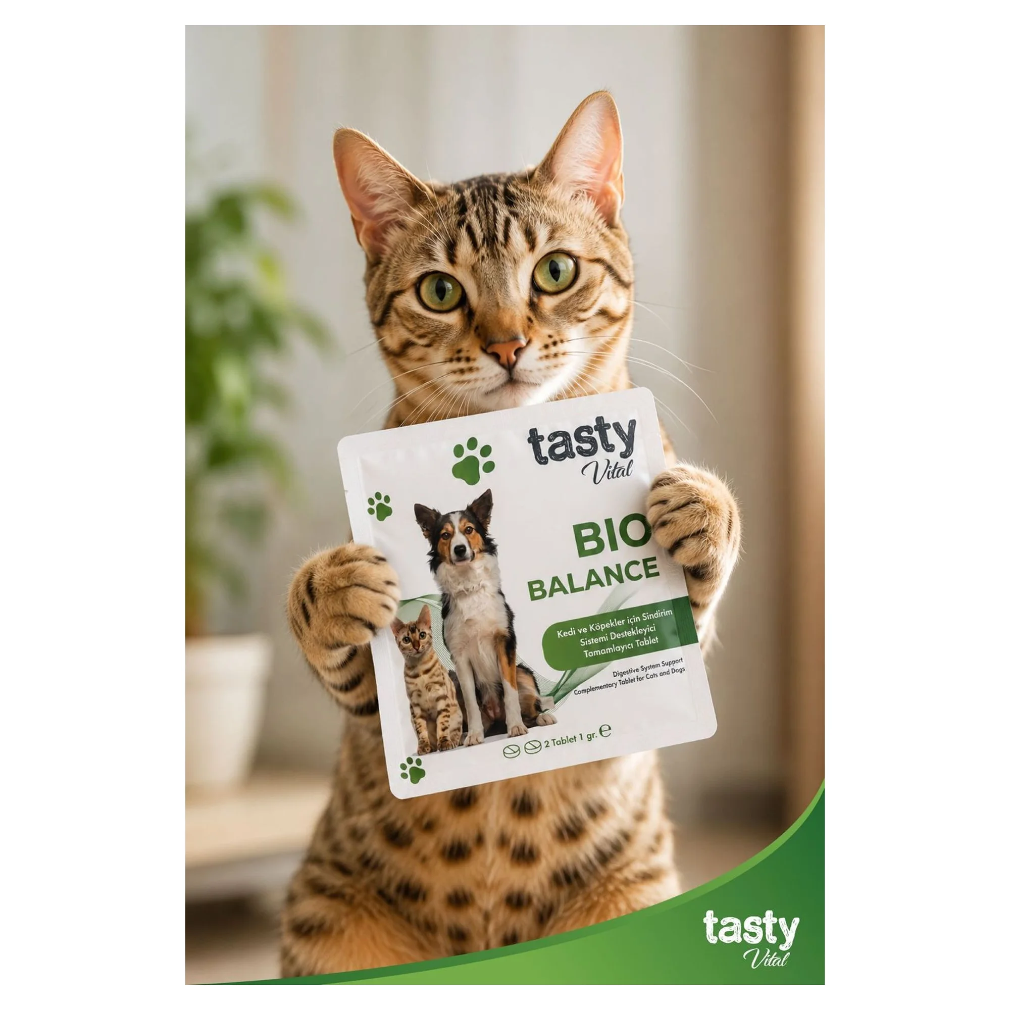 Tasty Vital Bio Balance Sindirim Sistemi Destekleyici Tablet 2 Adet 1 G — Takviye ve Vitaminler, 5 g — Görsel 6